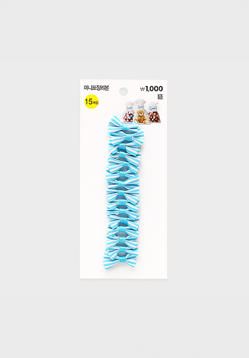 DAISO Mini packaging ribbon (15P/SET)