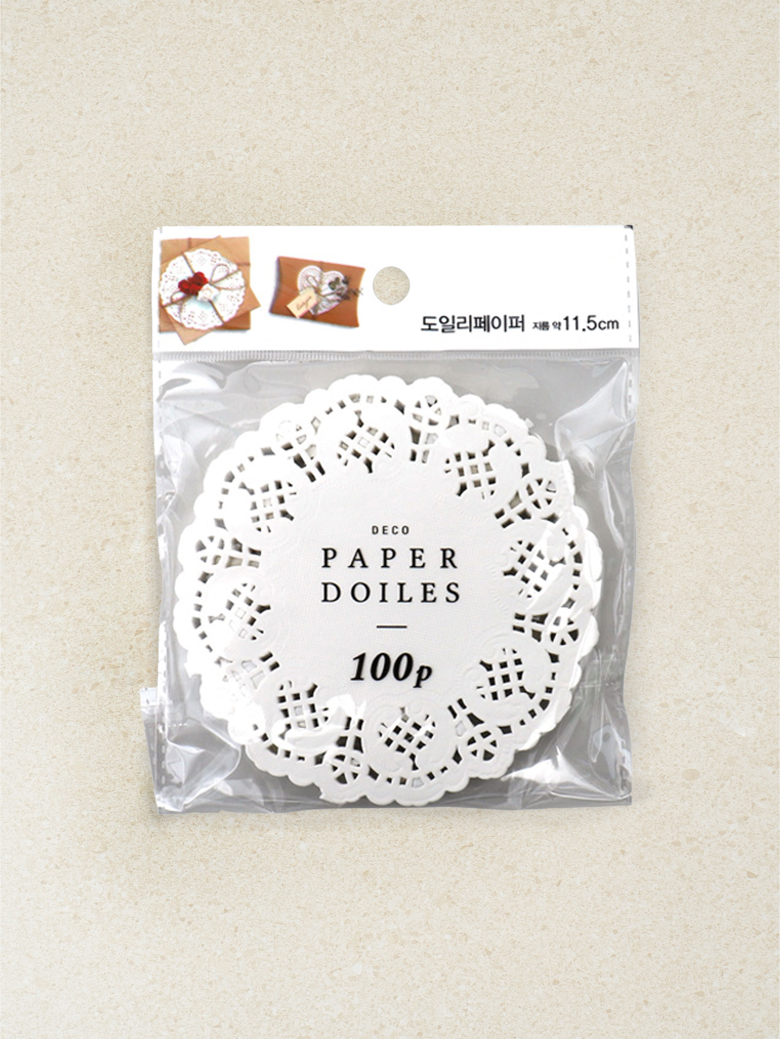 DAISO Doily paper (100 sheets) round (11.5 cm)