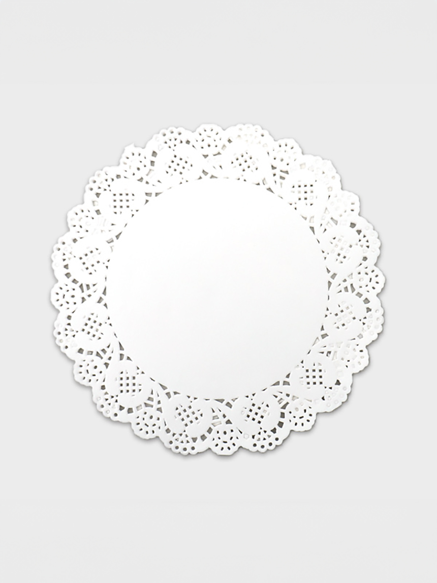 DAISO Doily paper (50 sheets) round (16.5 cm)