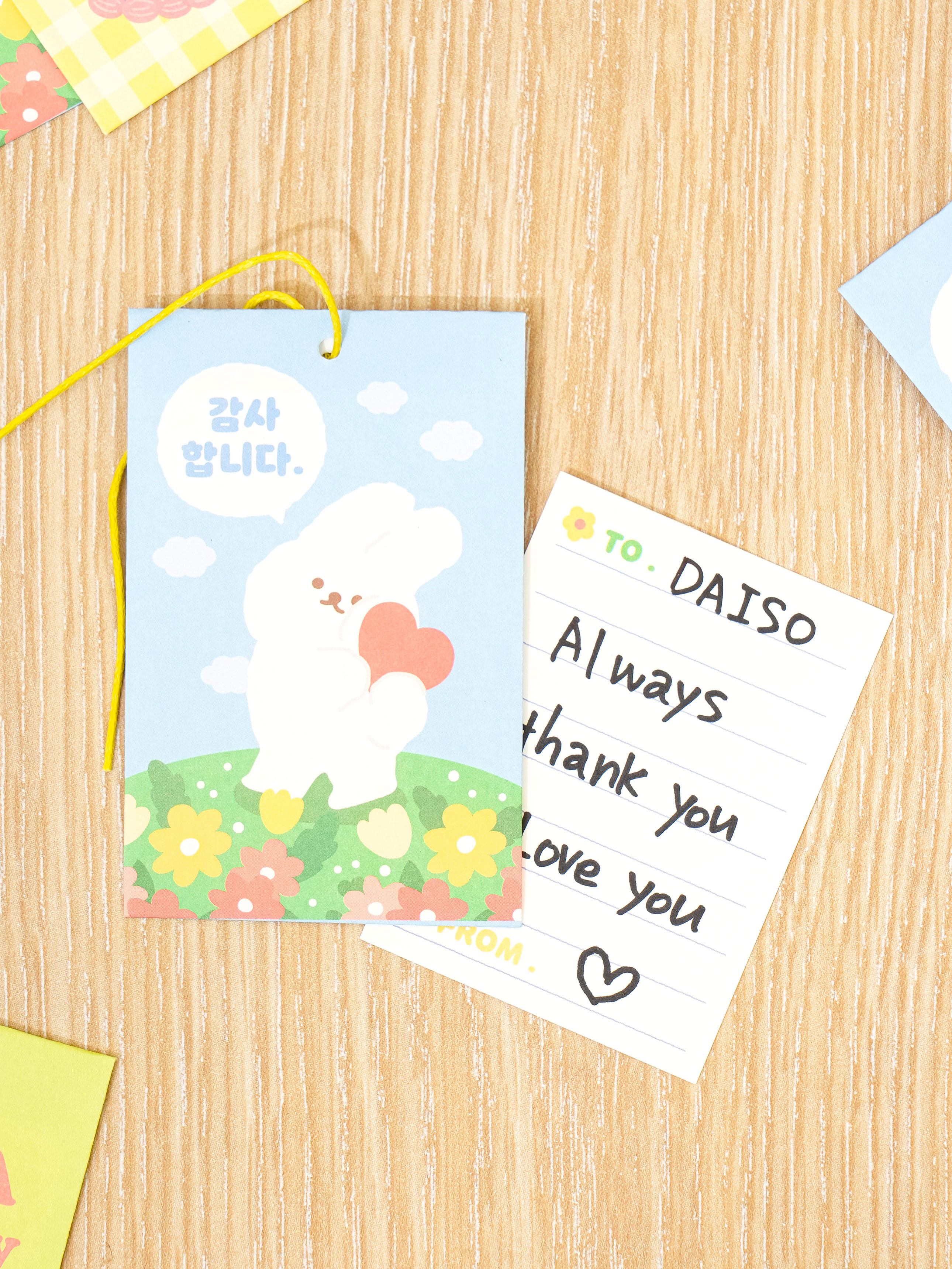 DAISO Message Card Pack (10 sheets)