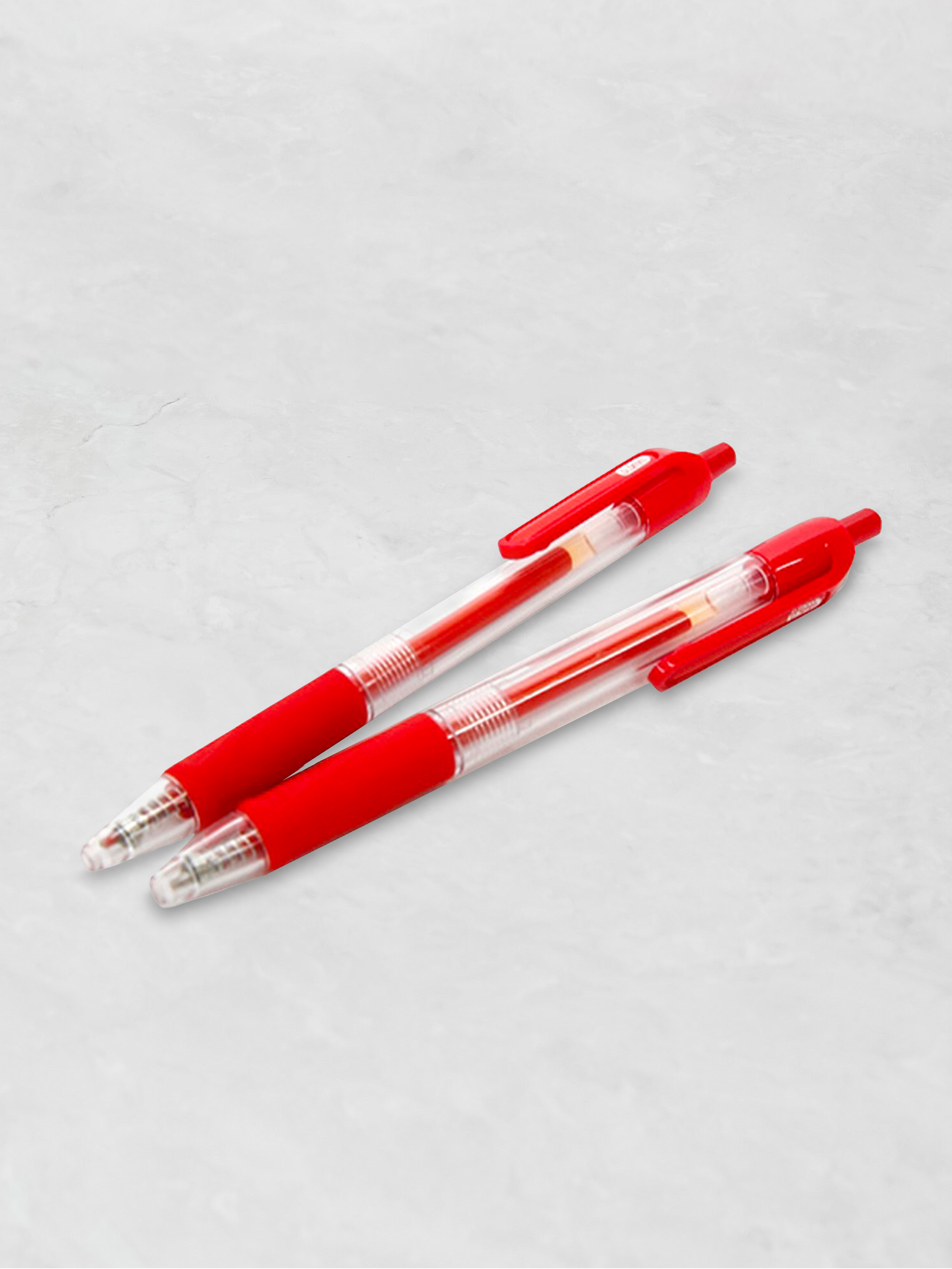 DAISO Knock-type gel pen 2P (0.5mm)/Red