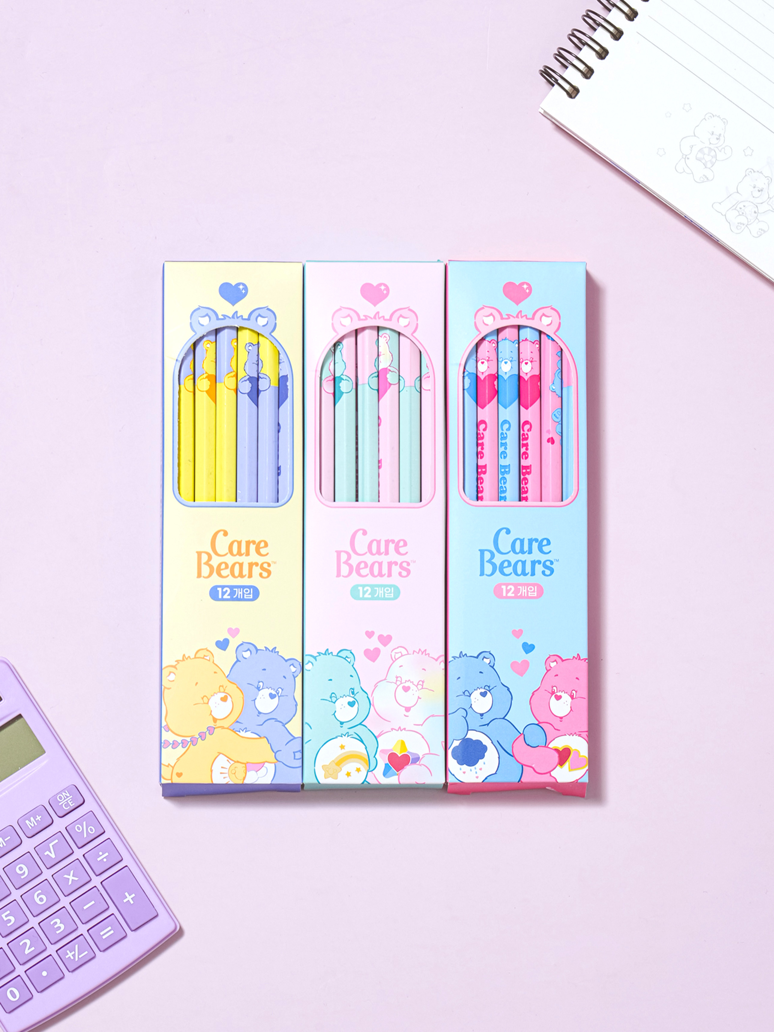 DAISO Care Bear Pencil Set (B/36 pcs)