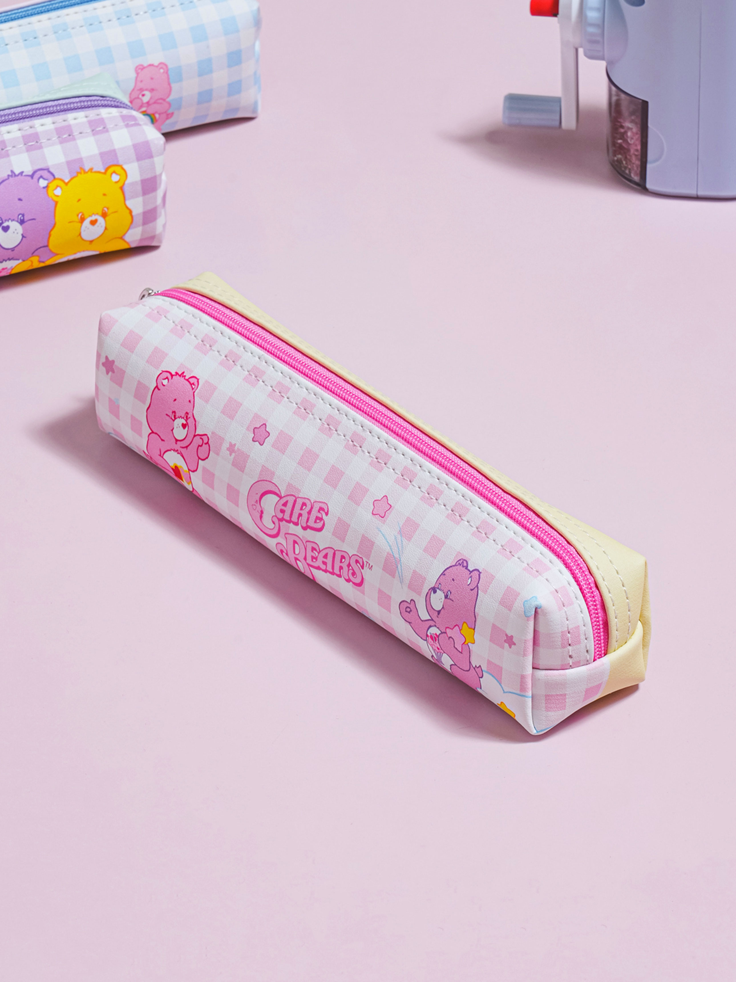 DAISO Care Bear Square Pencil Case