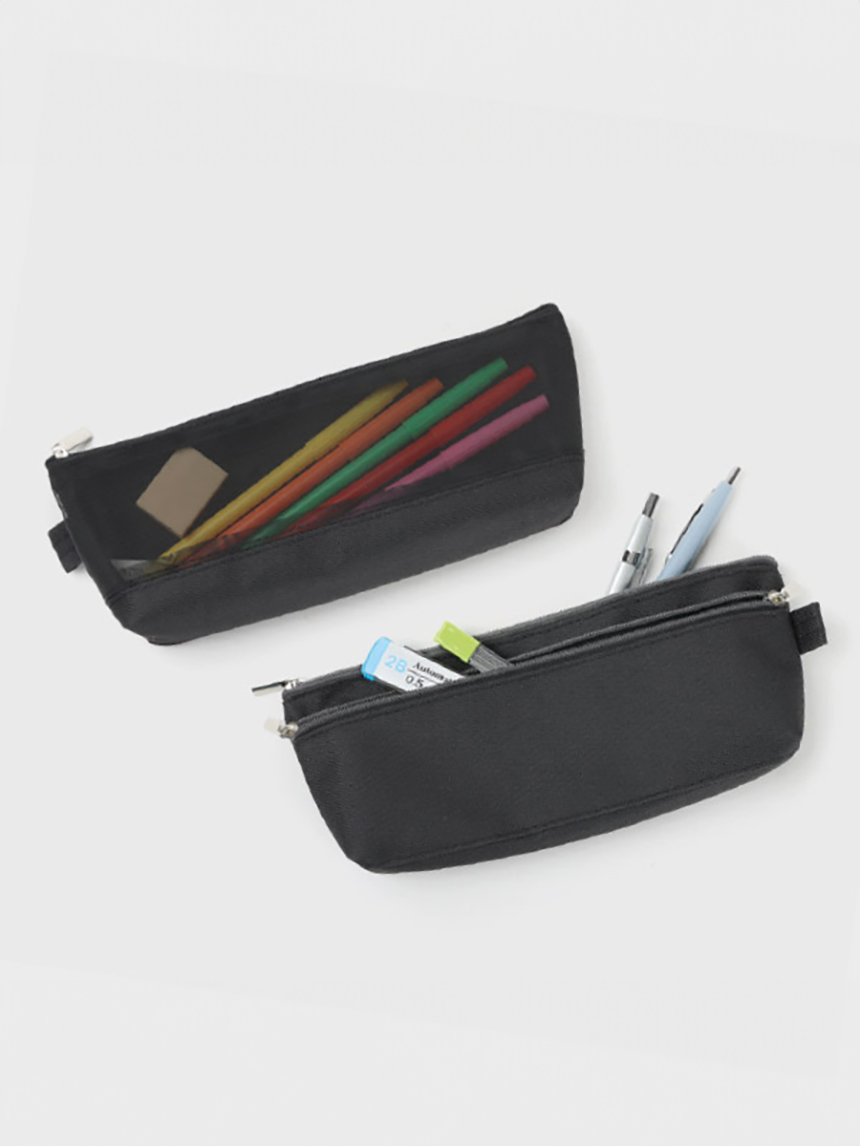 DAISO 2-pocket triangle sewing pencil case