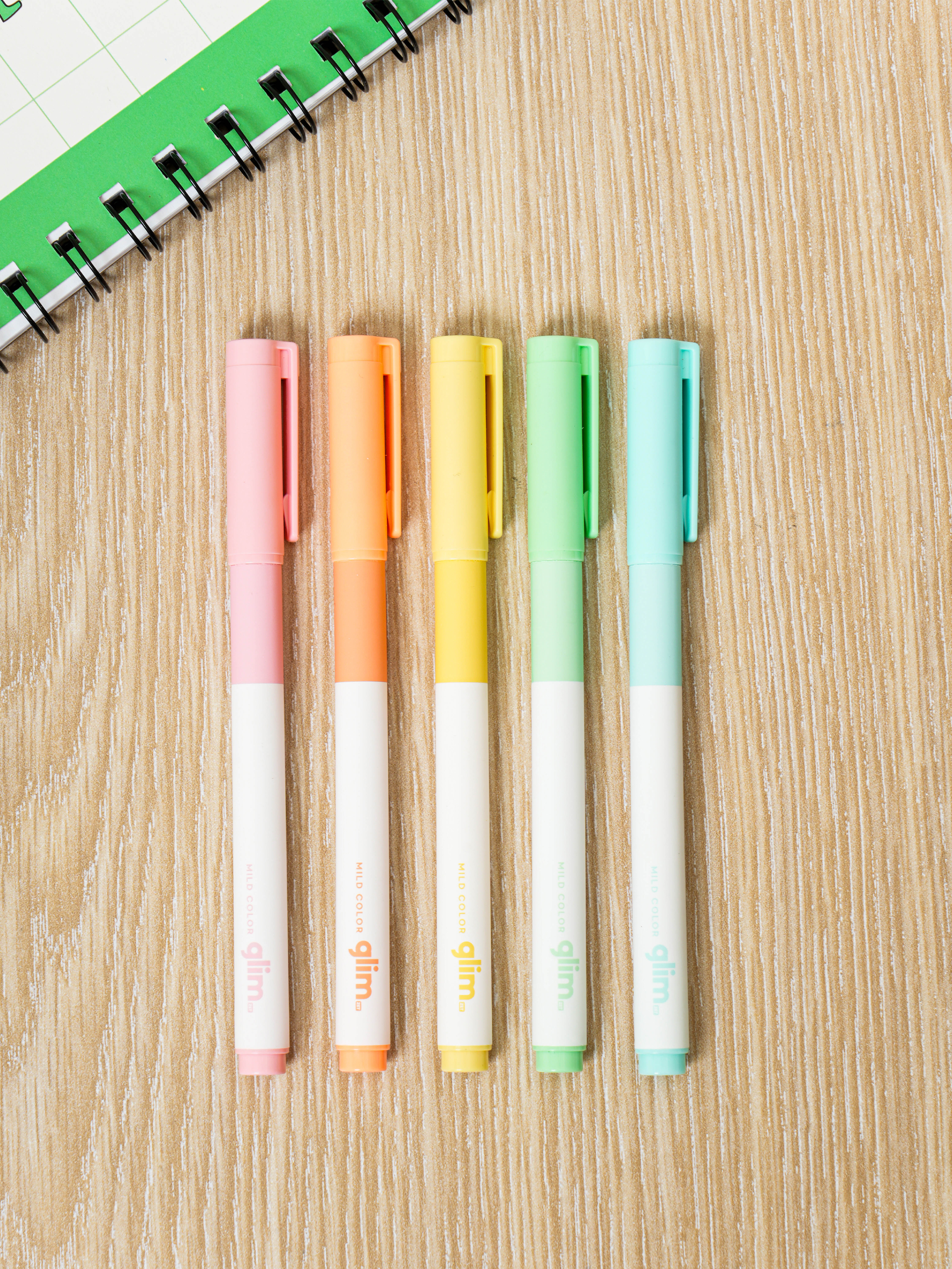 DAISO Mild Color Highlighter (5 pieces)