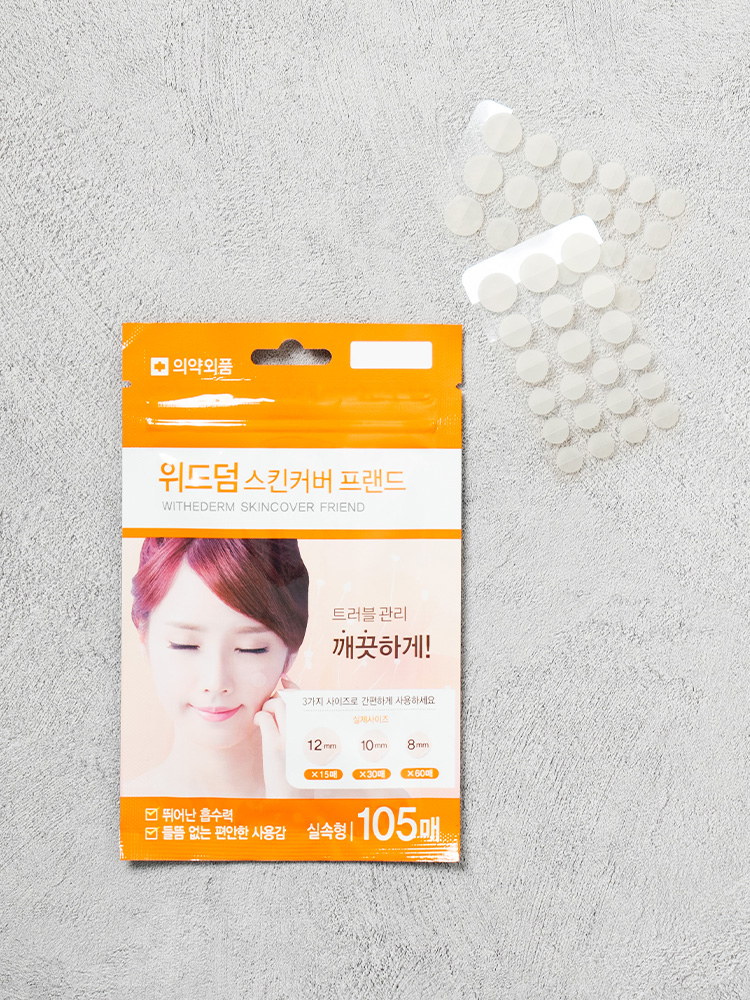 DAISO WithDerm Skin Cover 105 Sheets