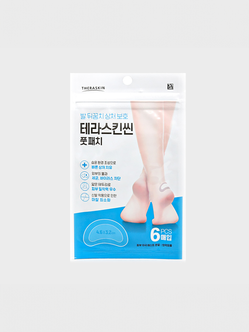 DAISO Terraskin Foot Patch 6 Sheets Standard