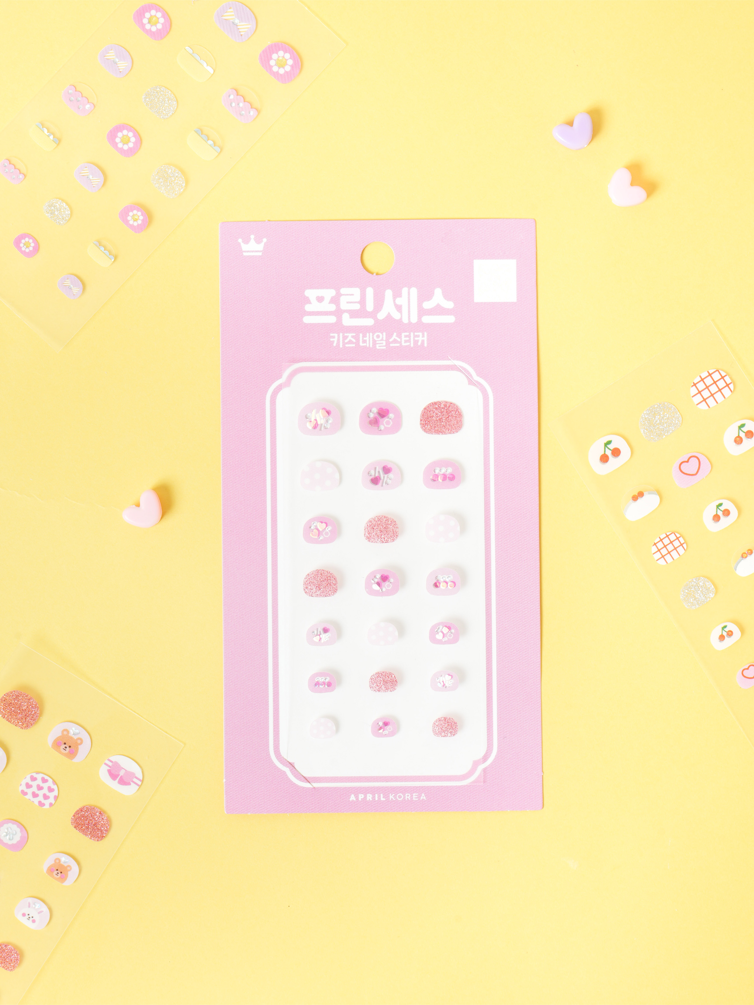 DAISO Princess Kids Nail Sticker