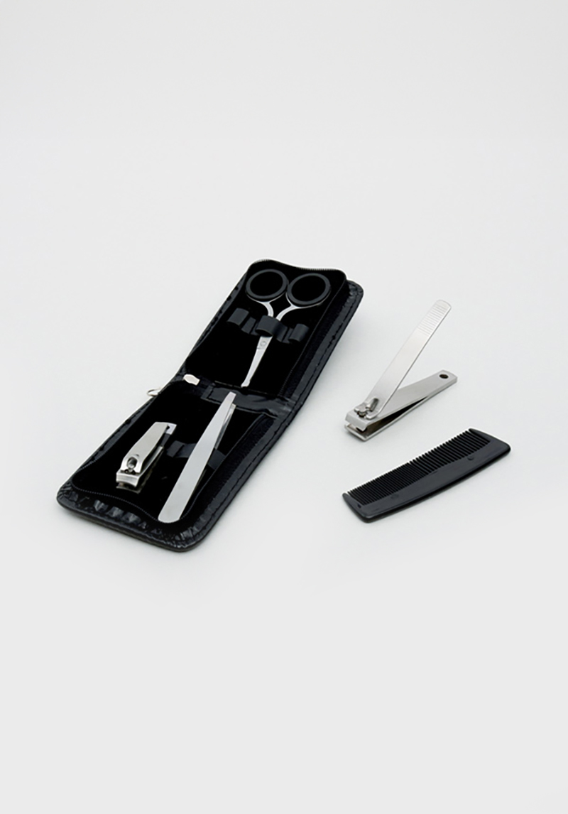 DAISO Men's Premium Stainless Steel Nail Clipper Set