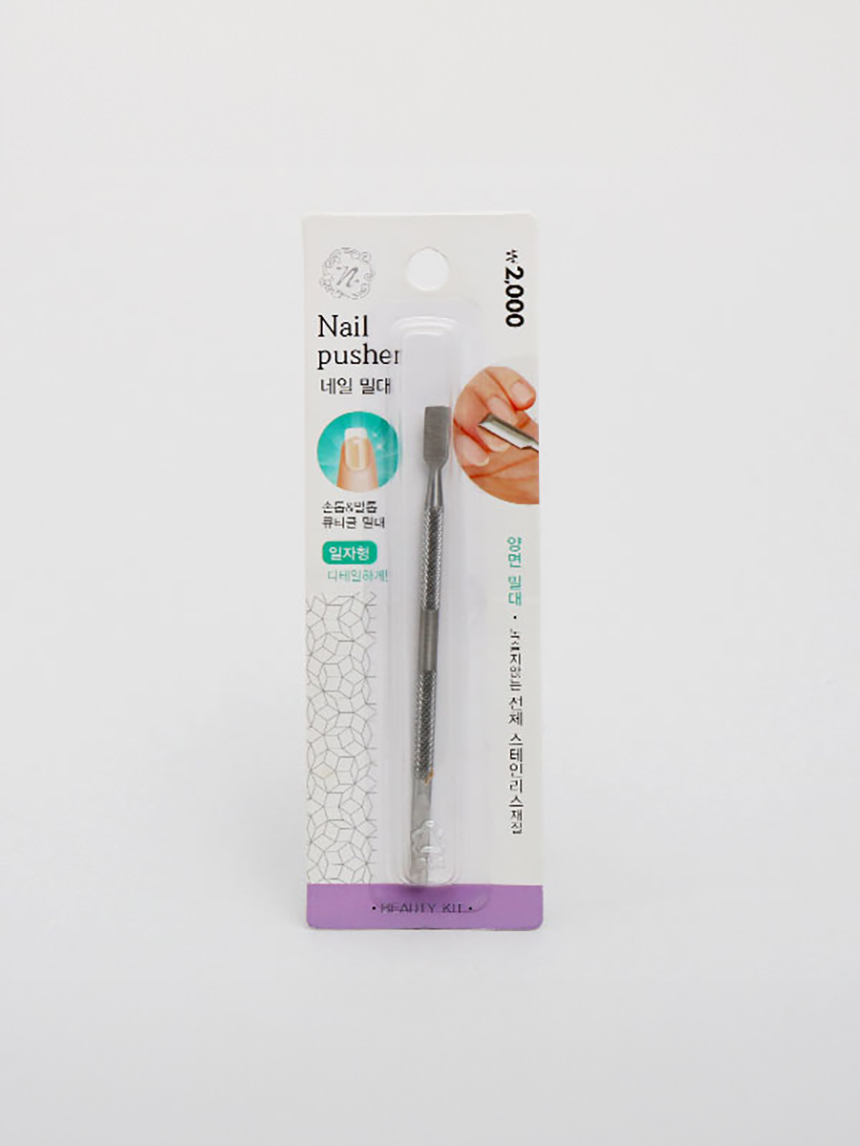 DAISO Stainless steel nail presser (straight type)