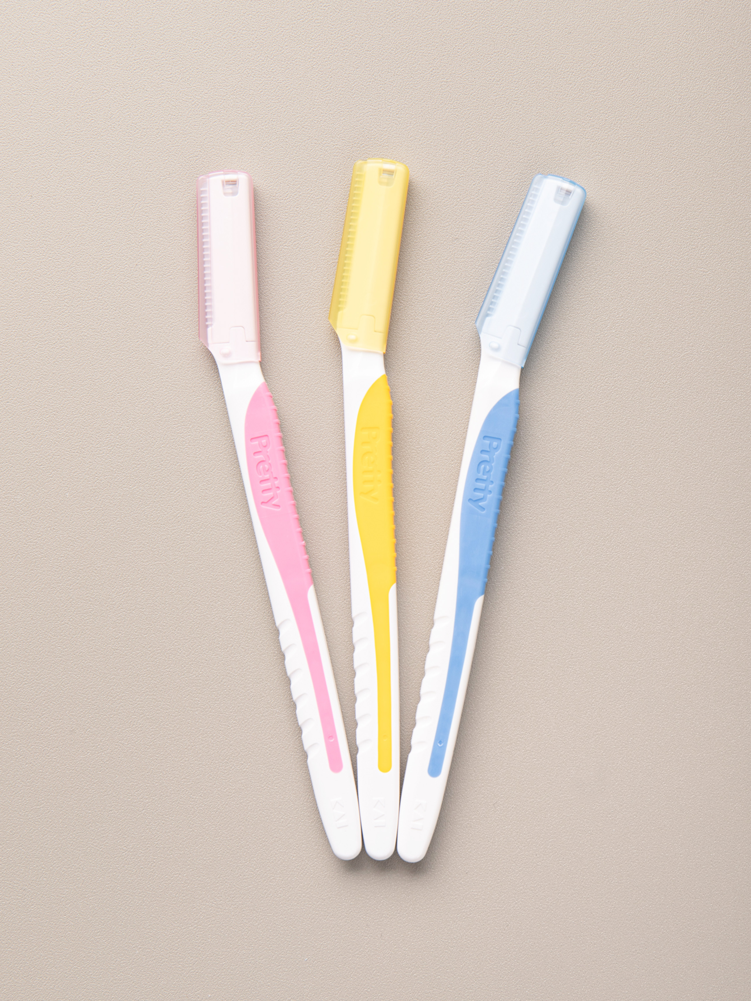 DAISO KAI Pretty L-Shaped Facial Razor 3P