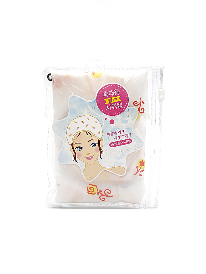 DAISO Portable Waterproof Shower Cap