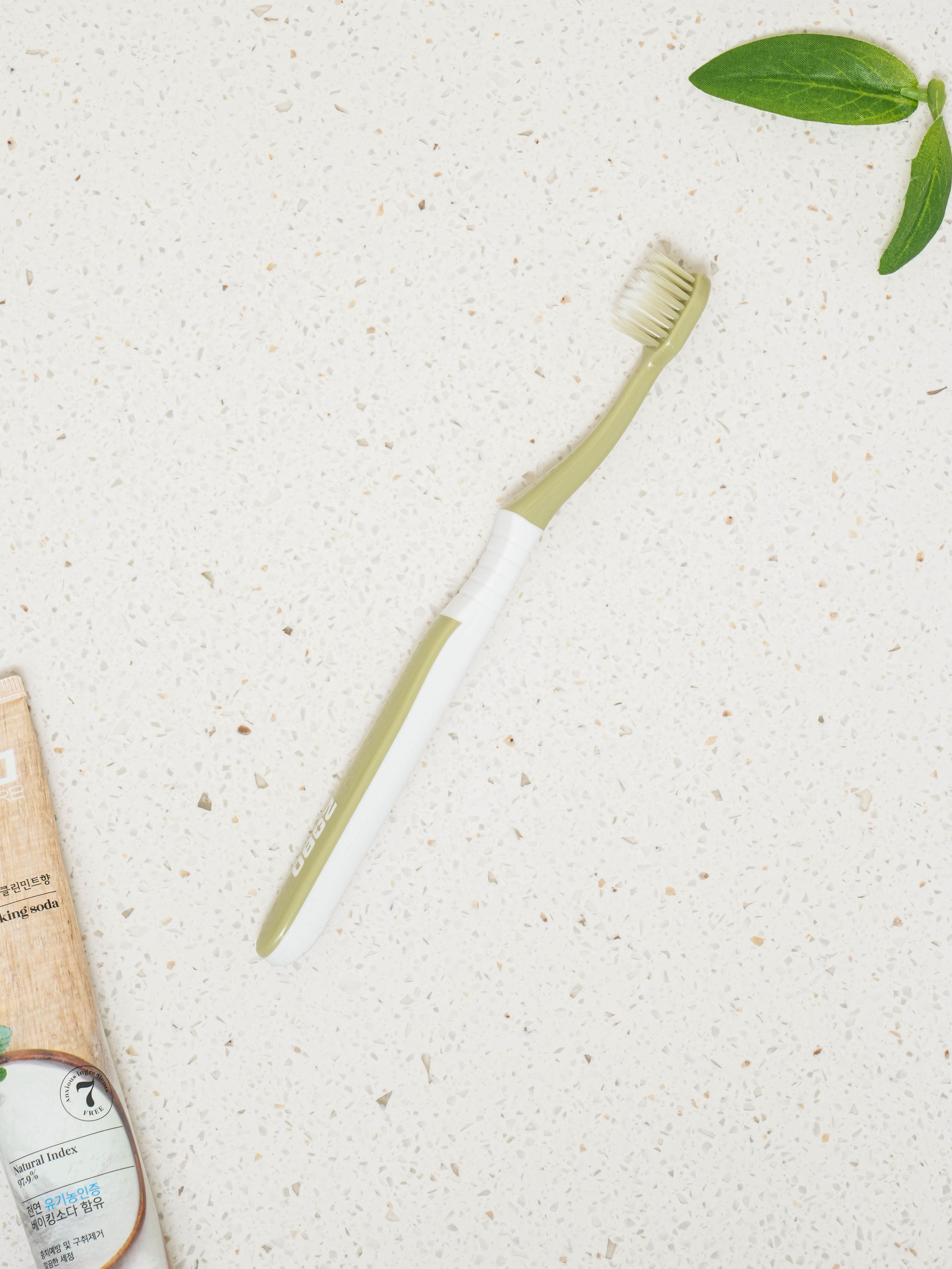 DAISO 2080 Seaweed Salt Toothbrush Micro-Bristles