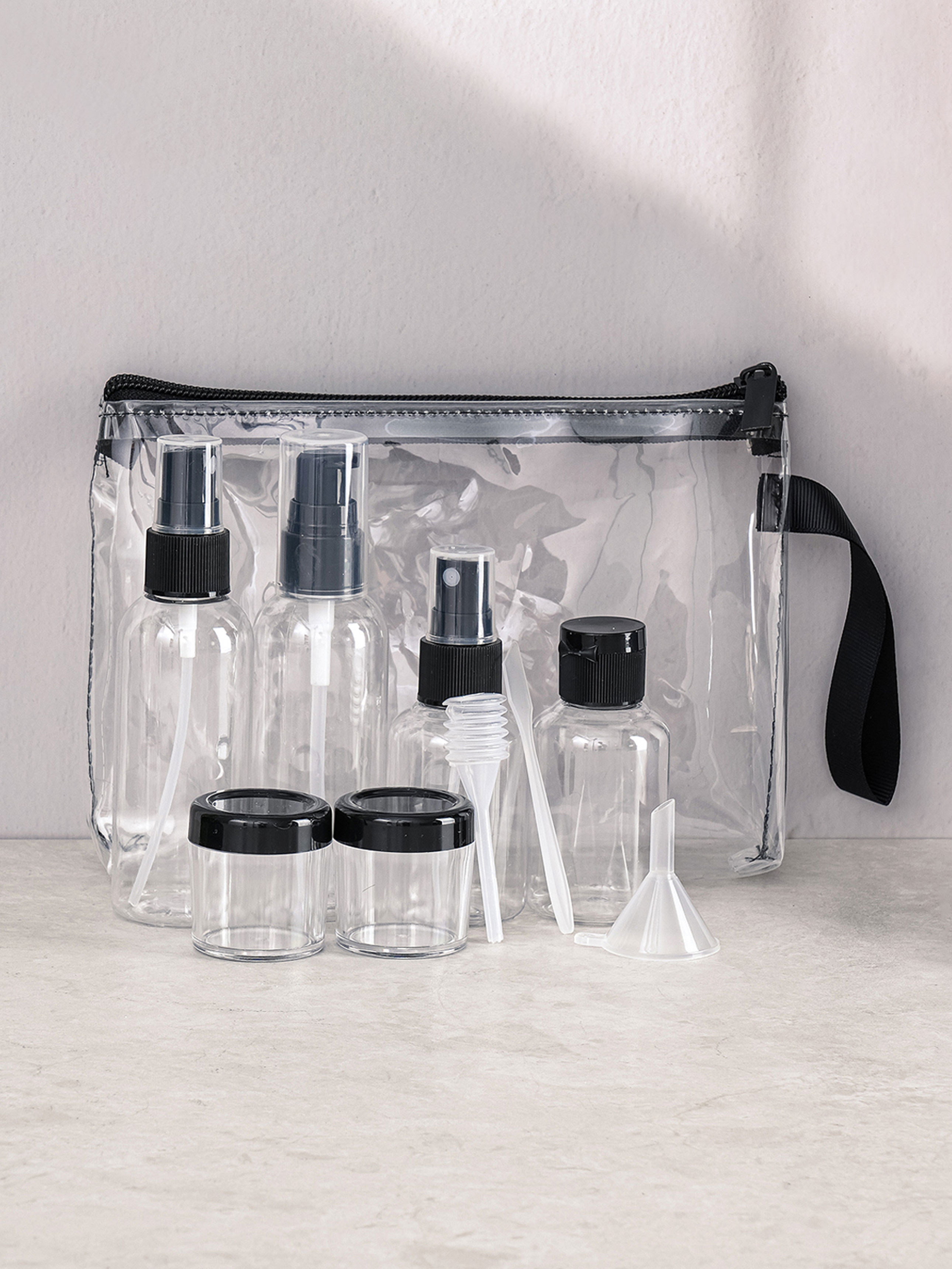 DAISO Handle pouch type cosmetic container set of 6