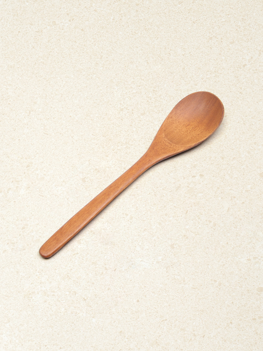 DAISO Natural Lacquer Wood Spoon (Medium)