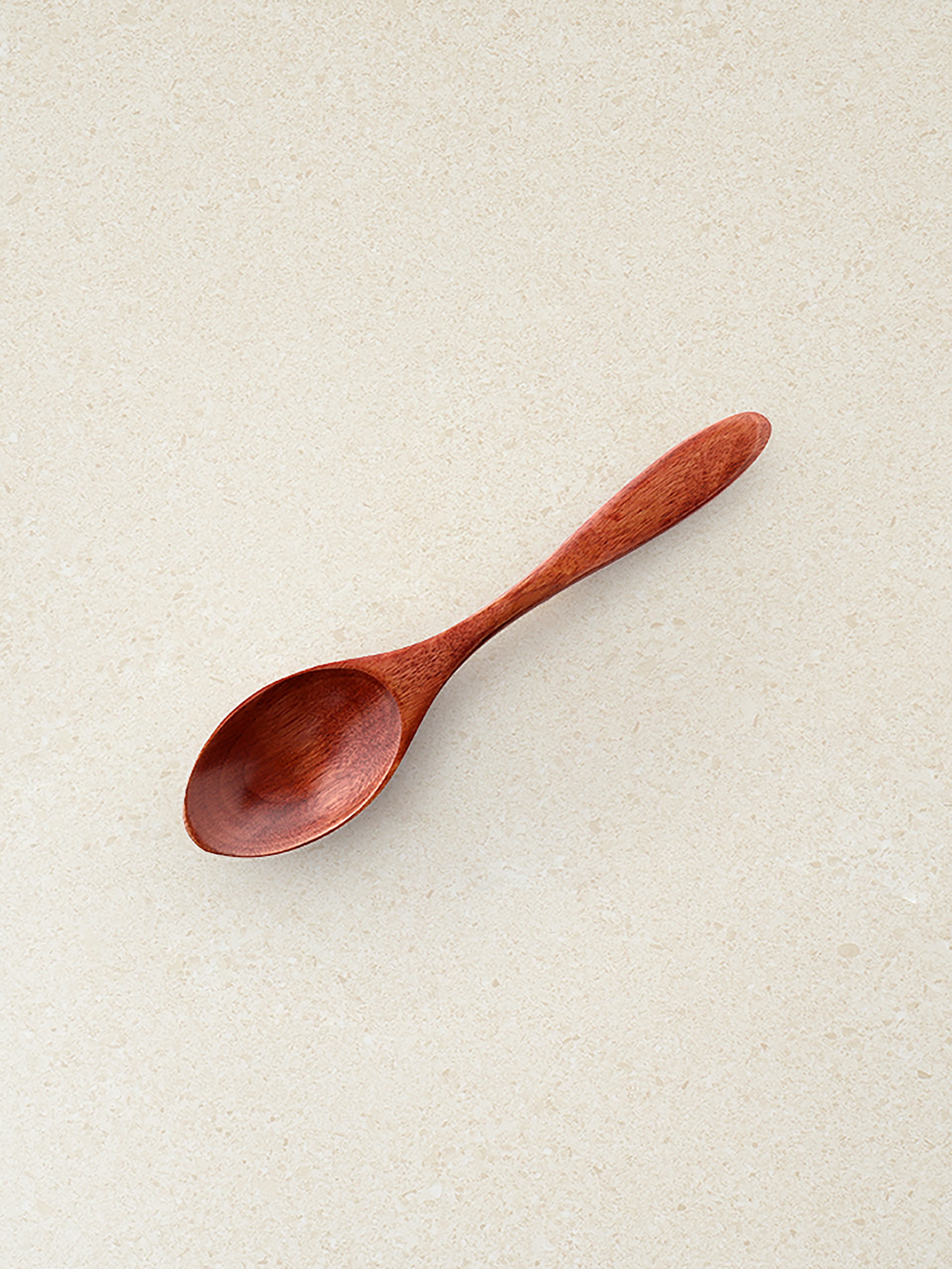 DAISO Natural lacquer oak spoon (18.5cm)
