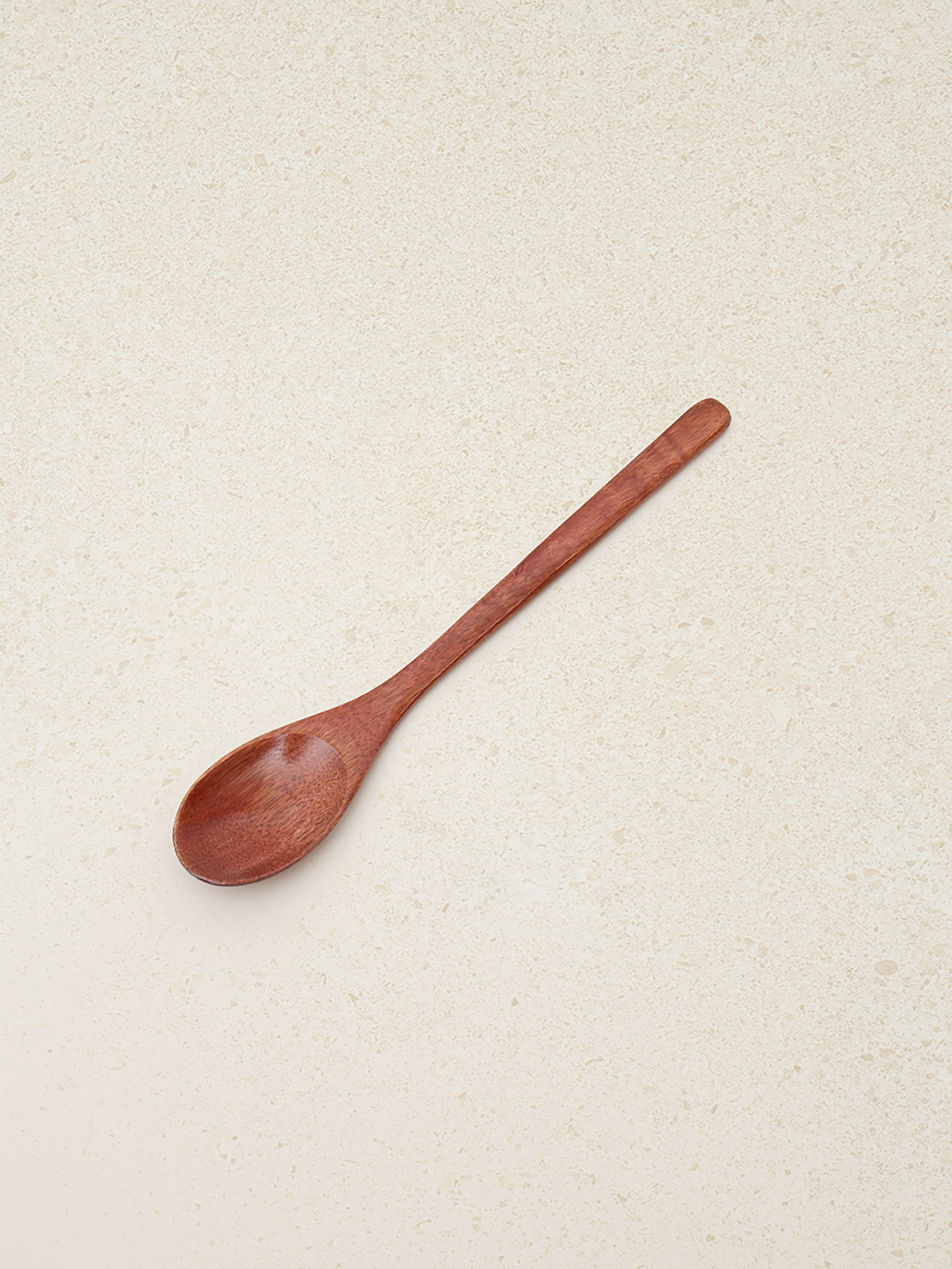 DAISO Natural lacquer oak spoon (23cm)