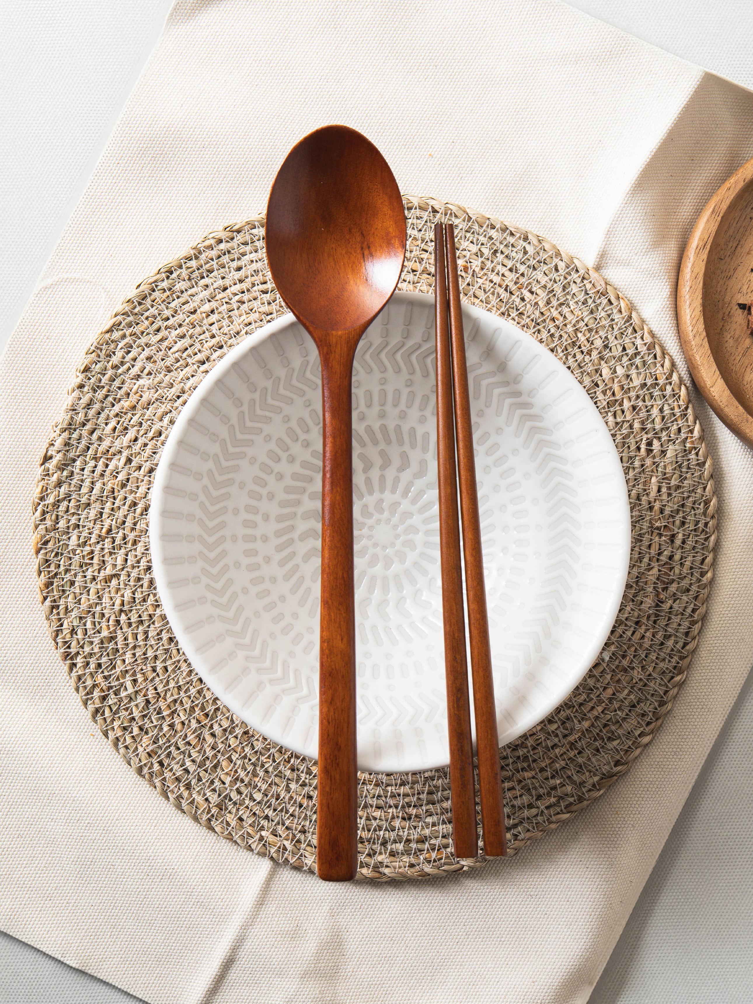 DAISO Medium lacquerware spoon set