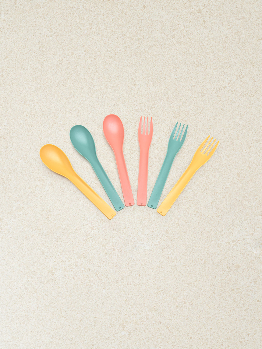 DAISO Reusable spoon fork (10 pieces/set)