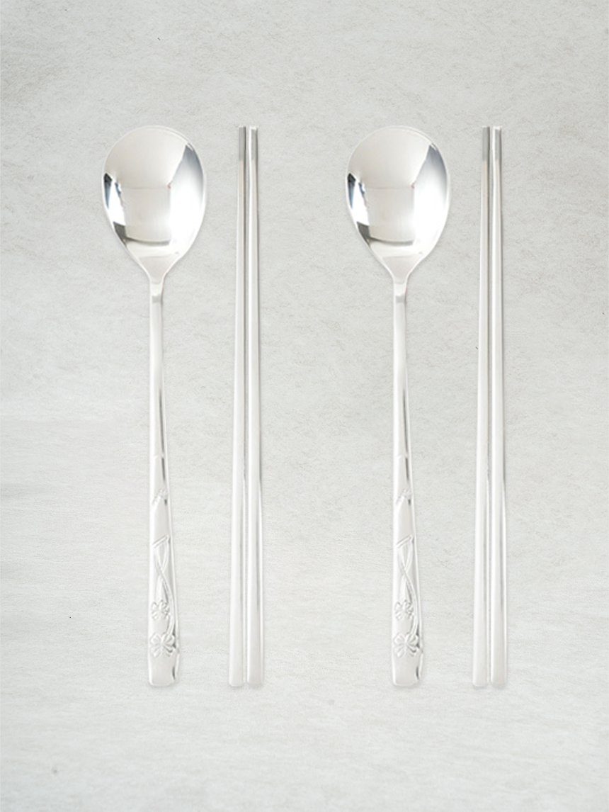 DAISO Four leaf clover spoon set of 2