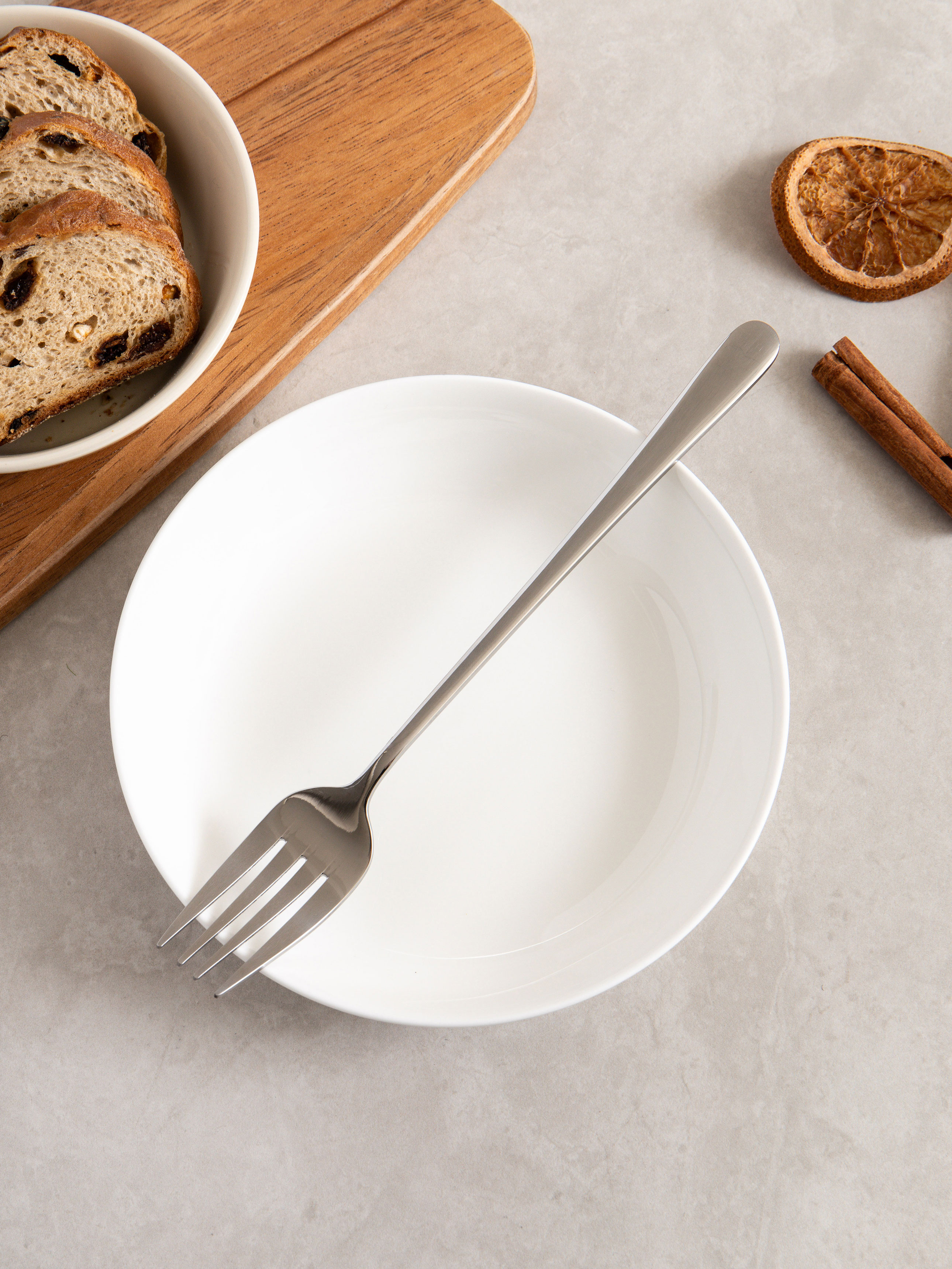 DAISO Simple all-stainless steel fork