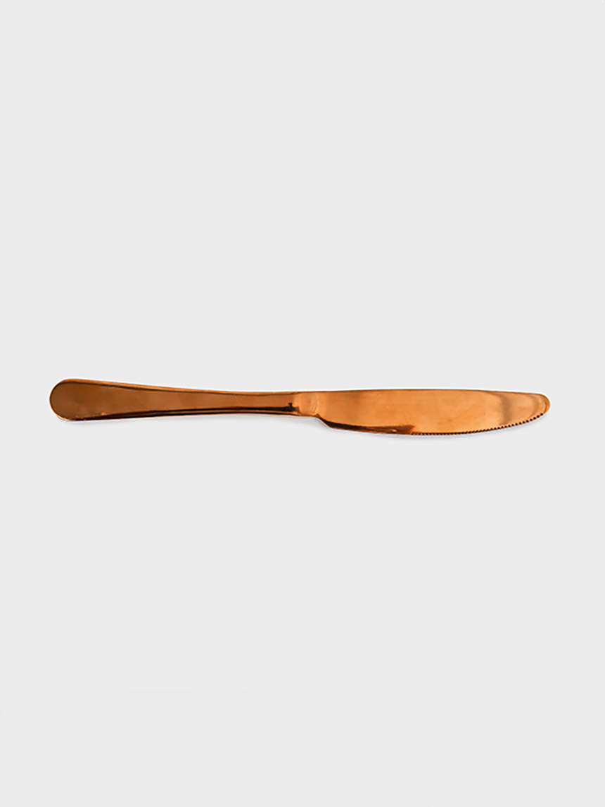 DAISO Titanium matte gold knife
