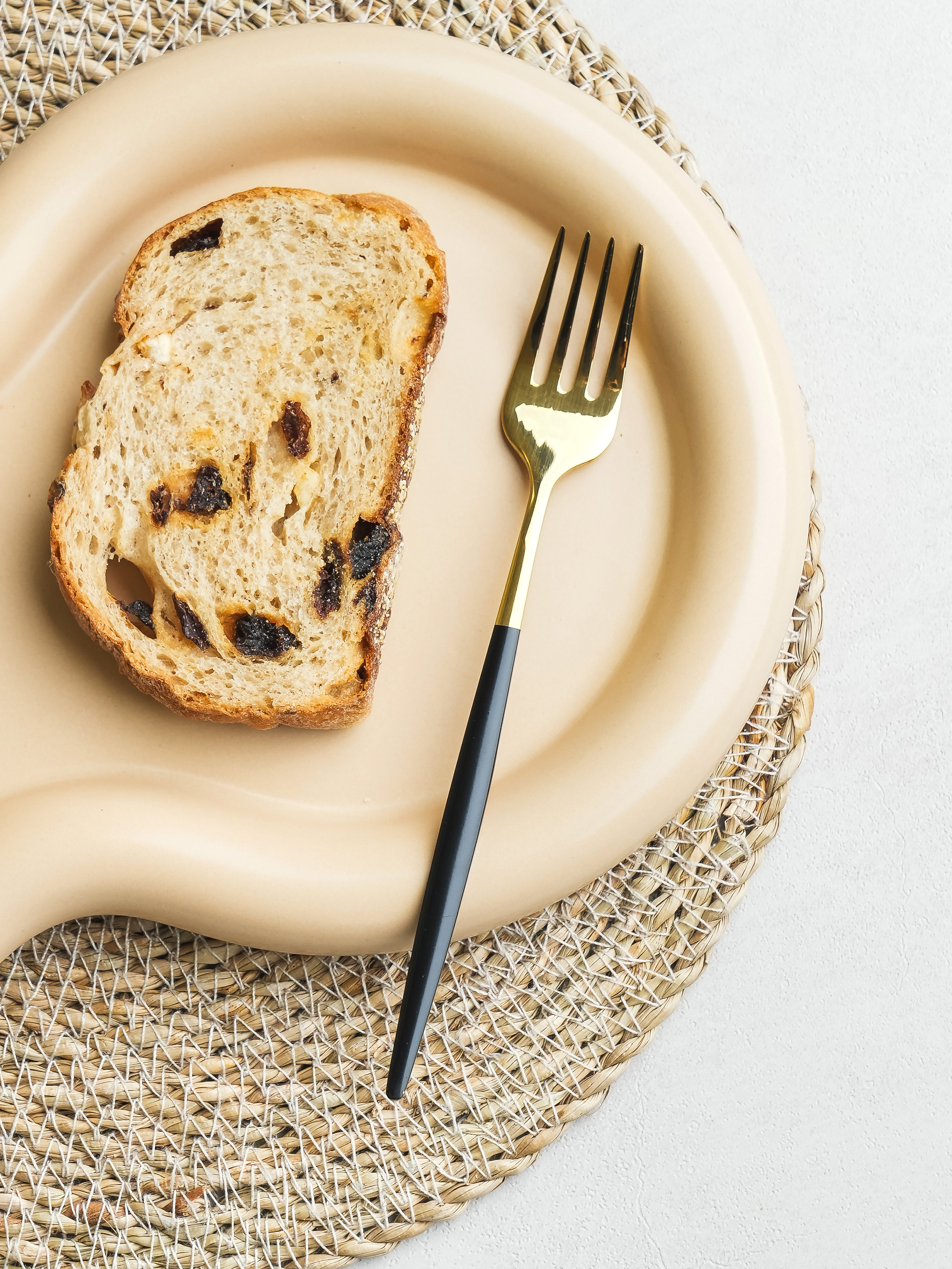 DAISO Titanium Gold Dessert Fork (13cm)