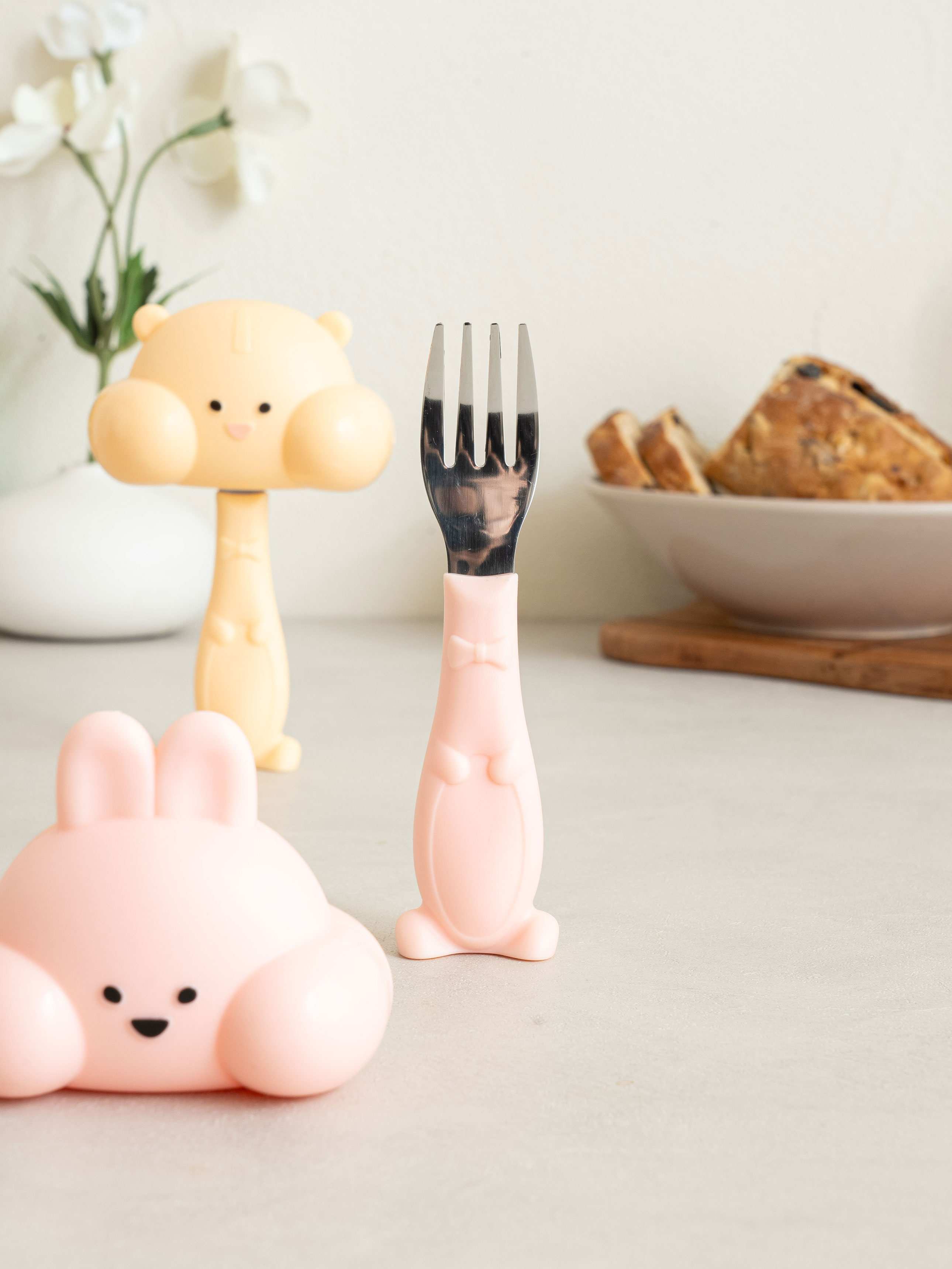 DAISO Chubby Buddy_Standing Character Fork