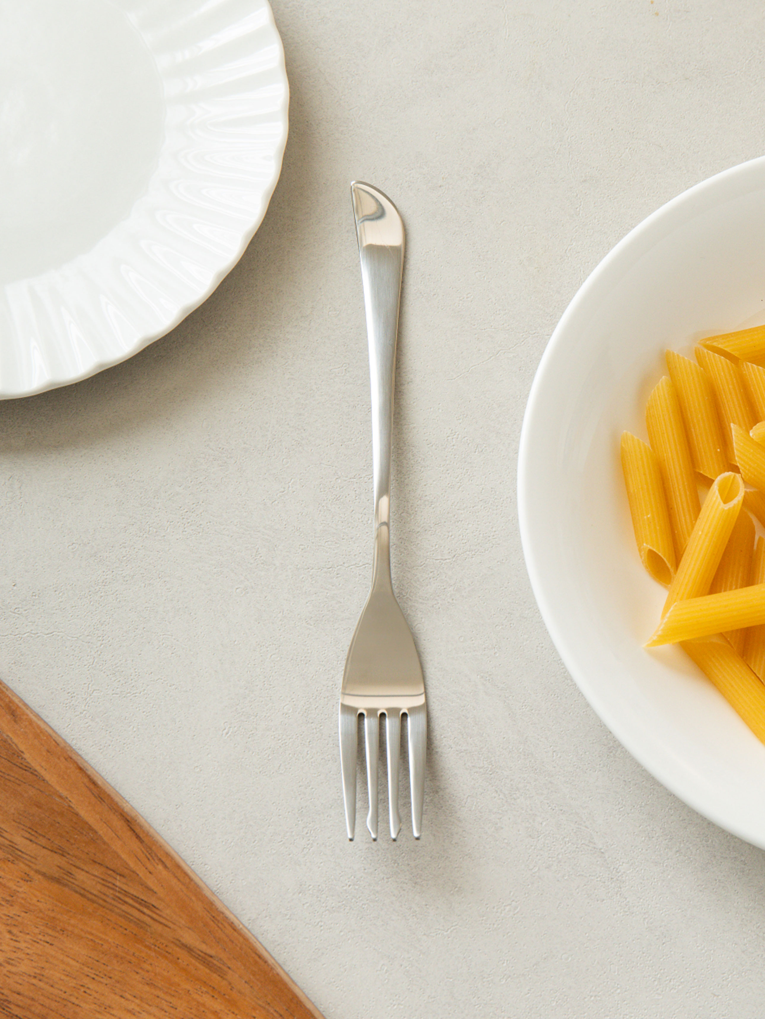 DAISO Allstainless steel slim pasta fork