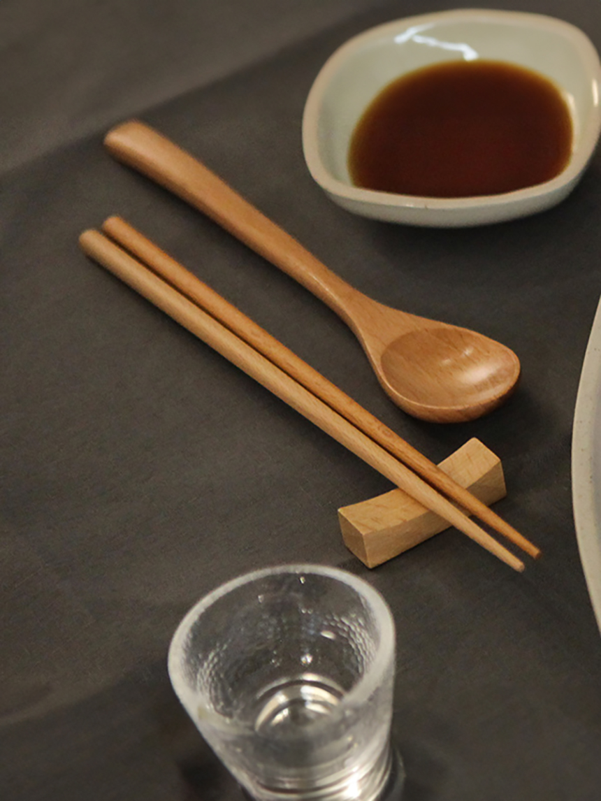 DAISO Beachwood Chopsticks (2P/SET)