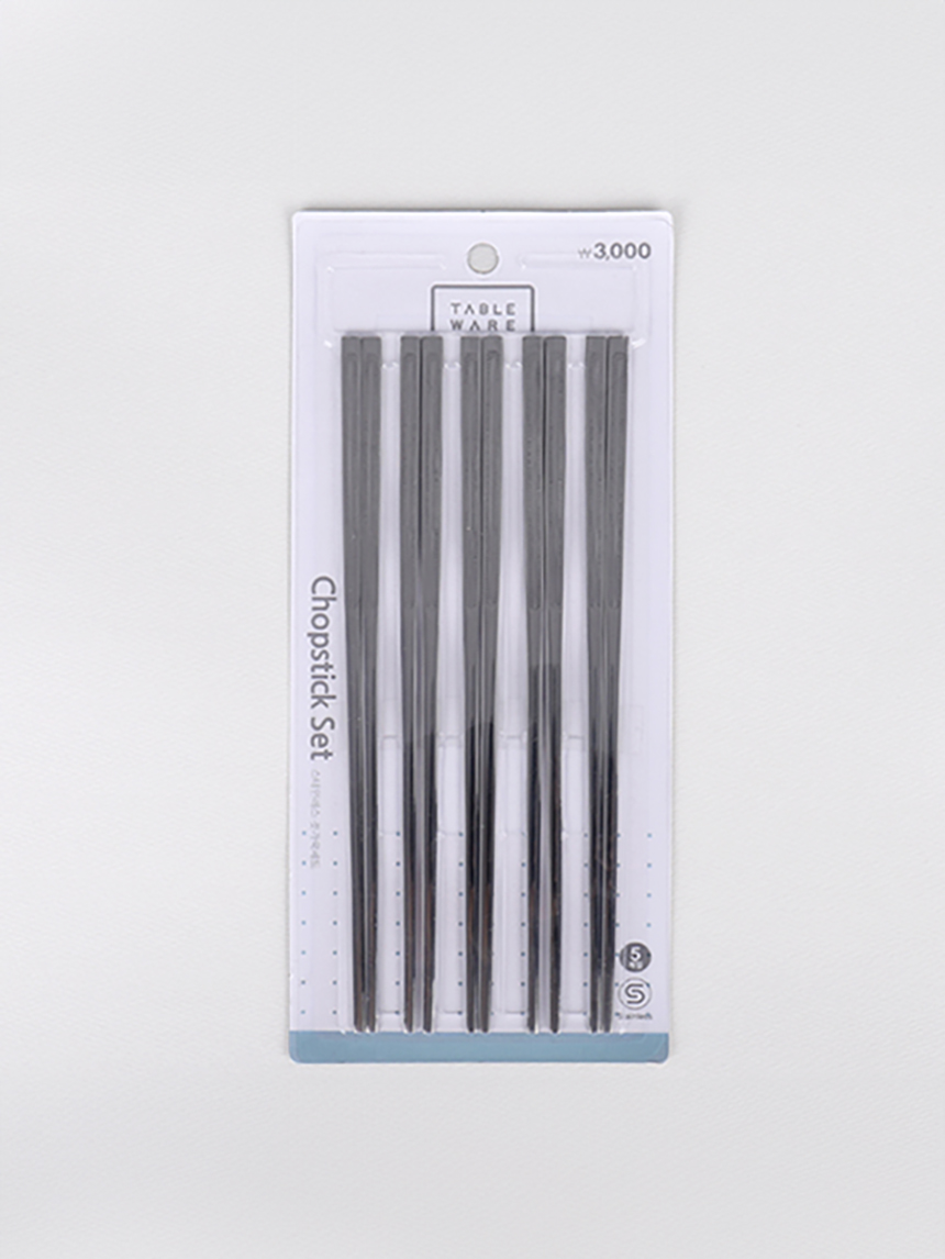 DAISO Simple Dot Print Chopsticks (5P/SET)