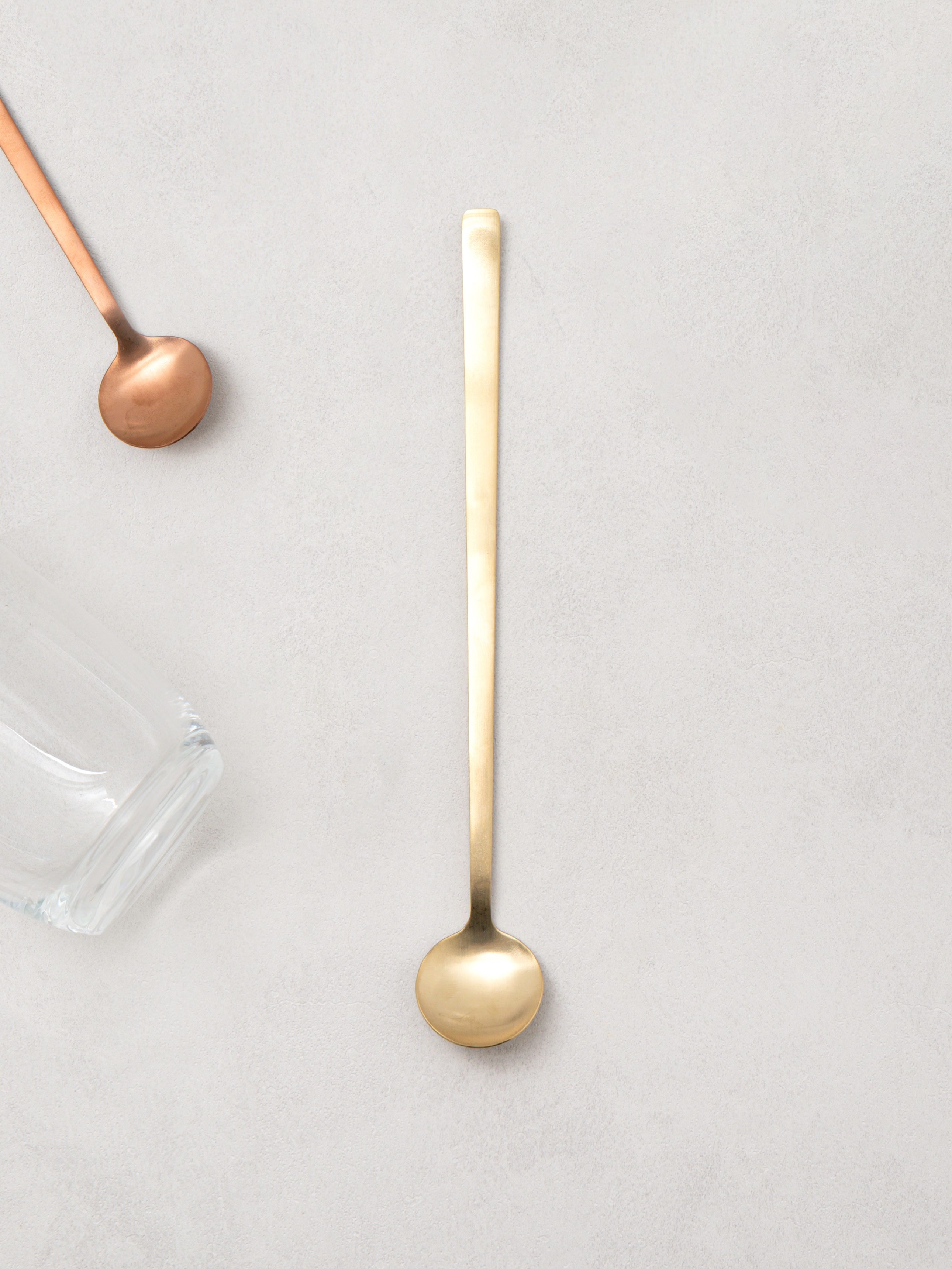DAISO Titanium coated long spoon