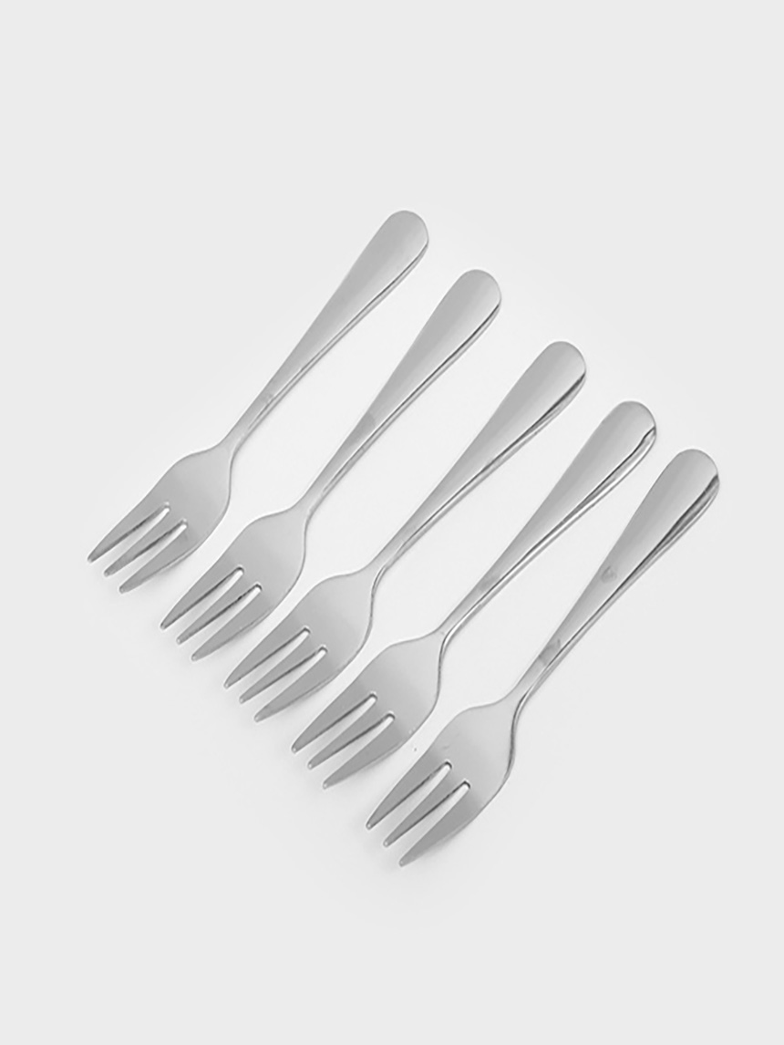 DAISO Stainless Mini Fork (5 pieces)