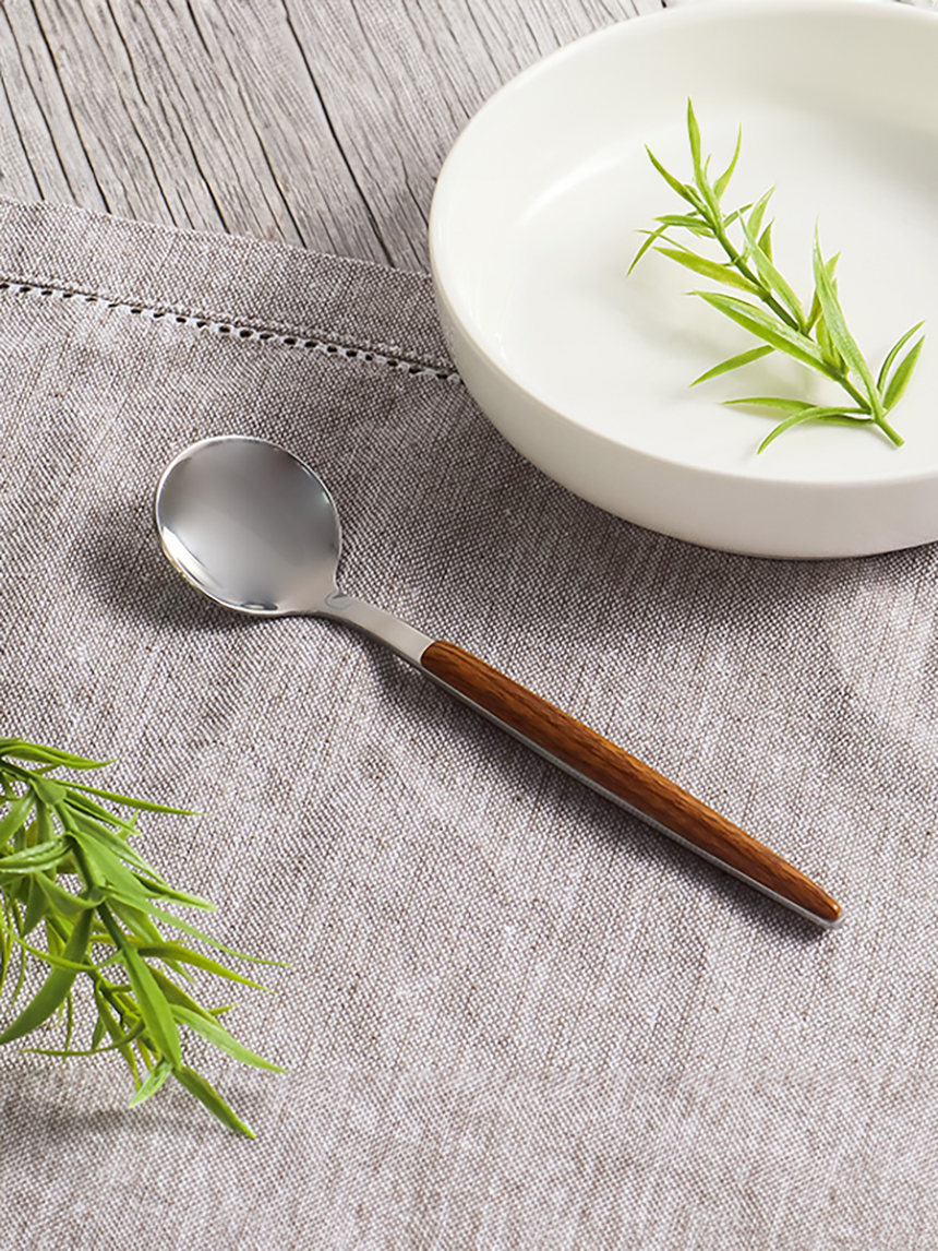 DAISO Wooden handle teaspoon (14.5cm)