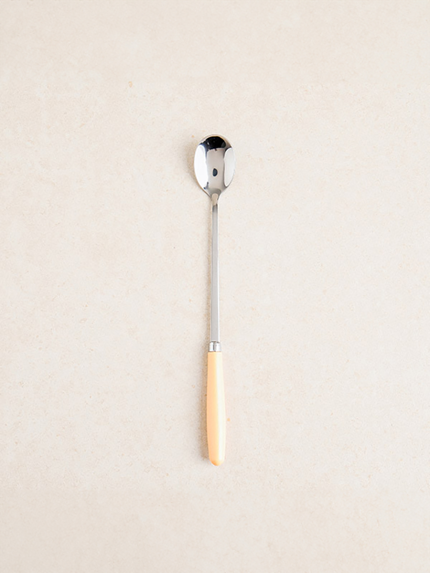 DAISO Simple handle stainless steel long spoon (20cm)