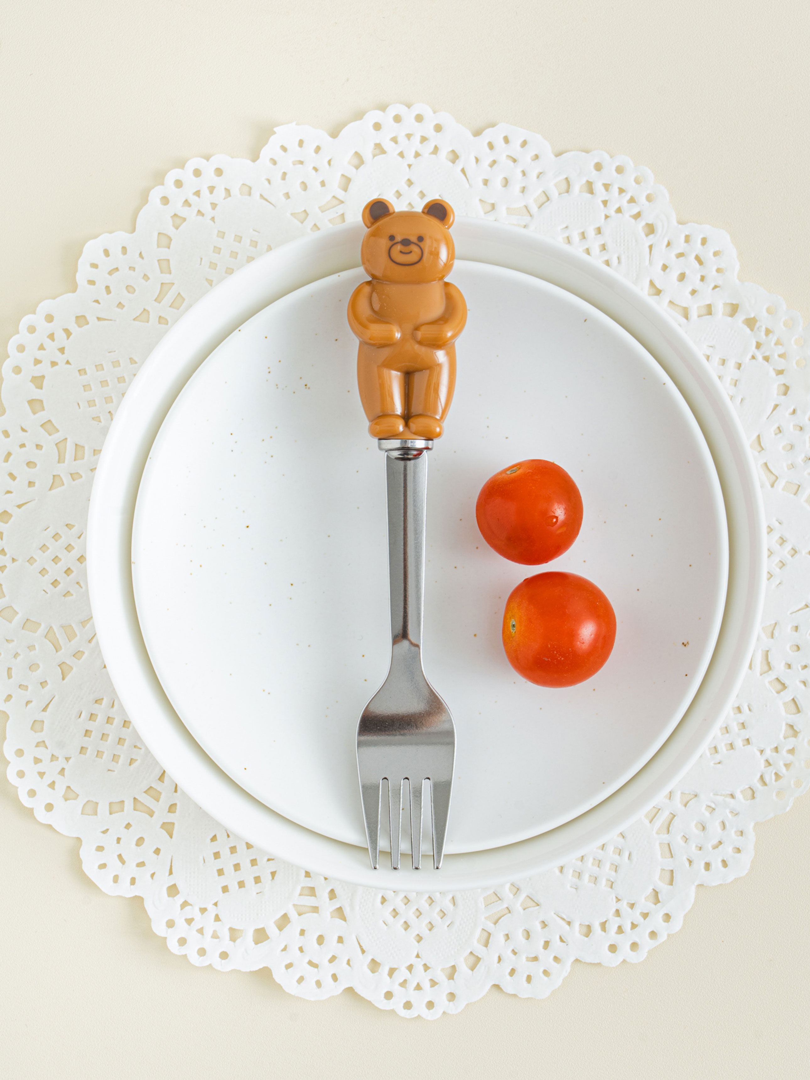 DAISO CozyTum_Teddy Bear Shaped Fork