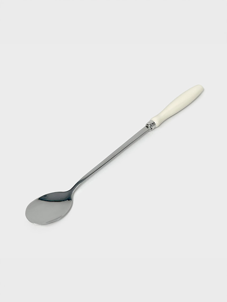 DAISO Stainless steel rose handle long spoon