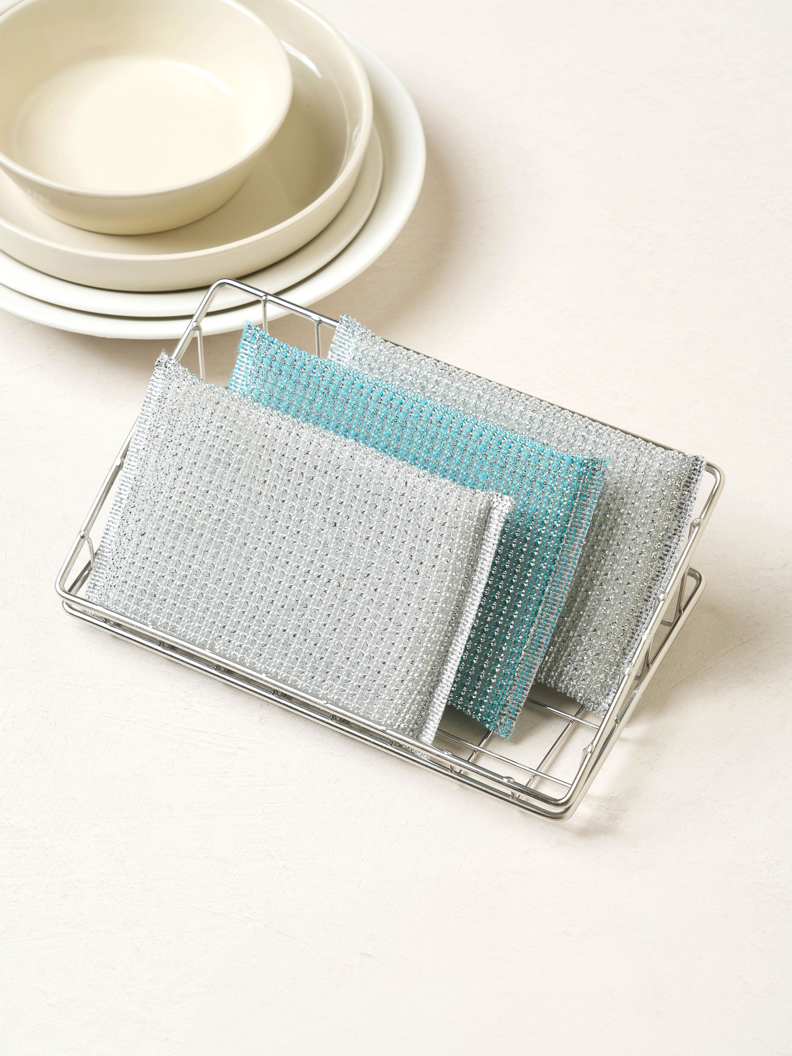 DAISO Simple sponge washcloth (3P/SET)