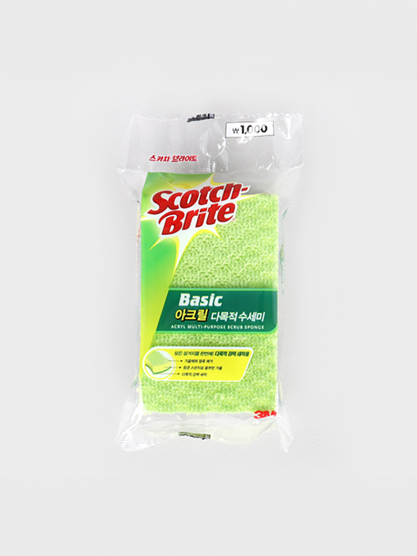 DAISO Scotch Brite Basic Acrylic Multipurpose Washcloth 1pc