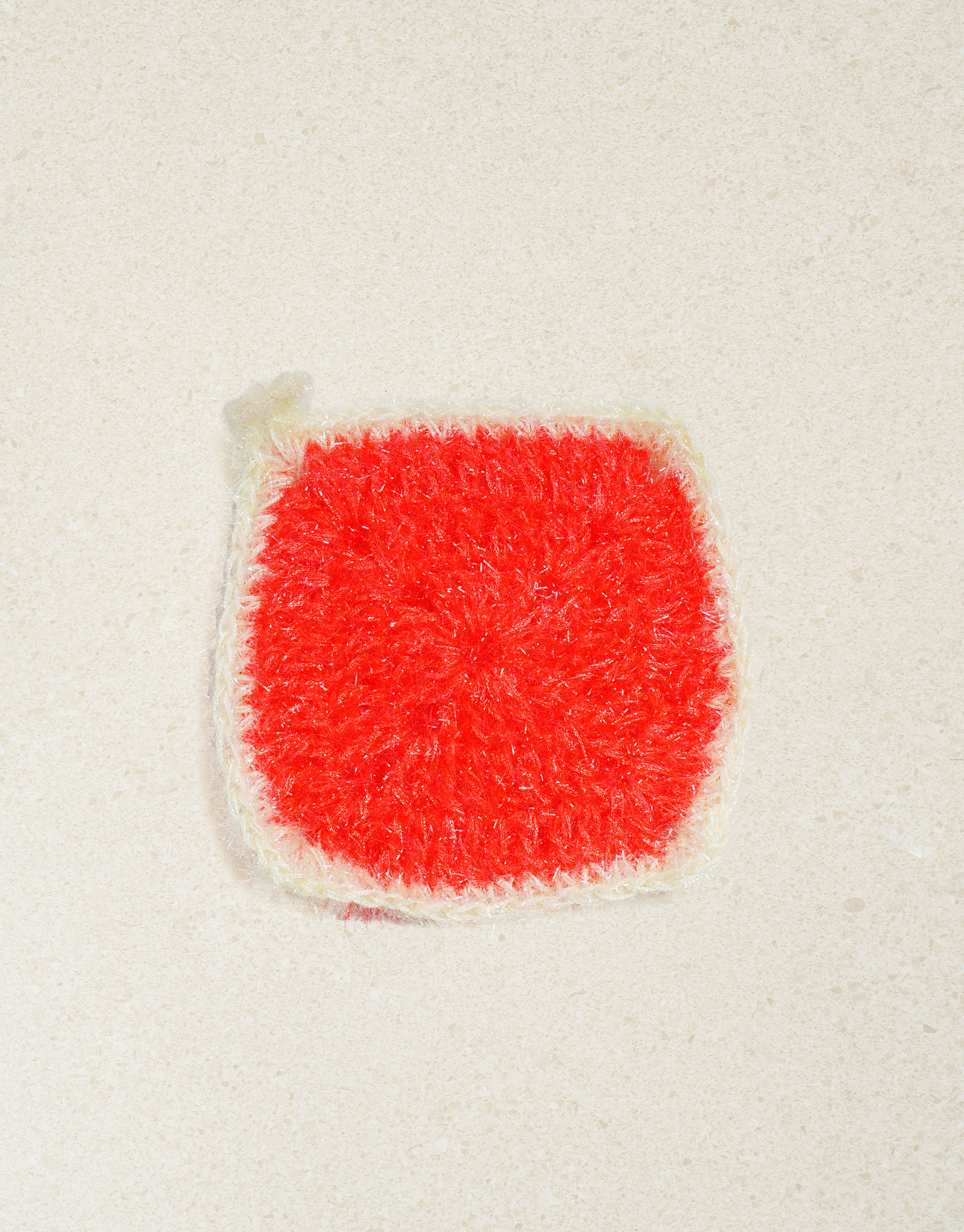 DAISO Floral patterned washcloth