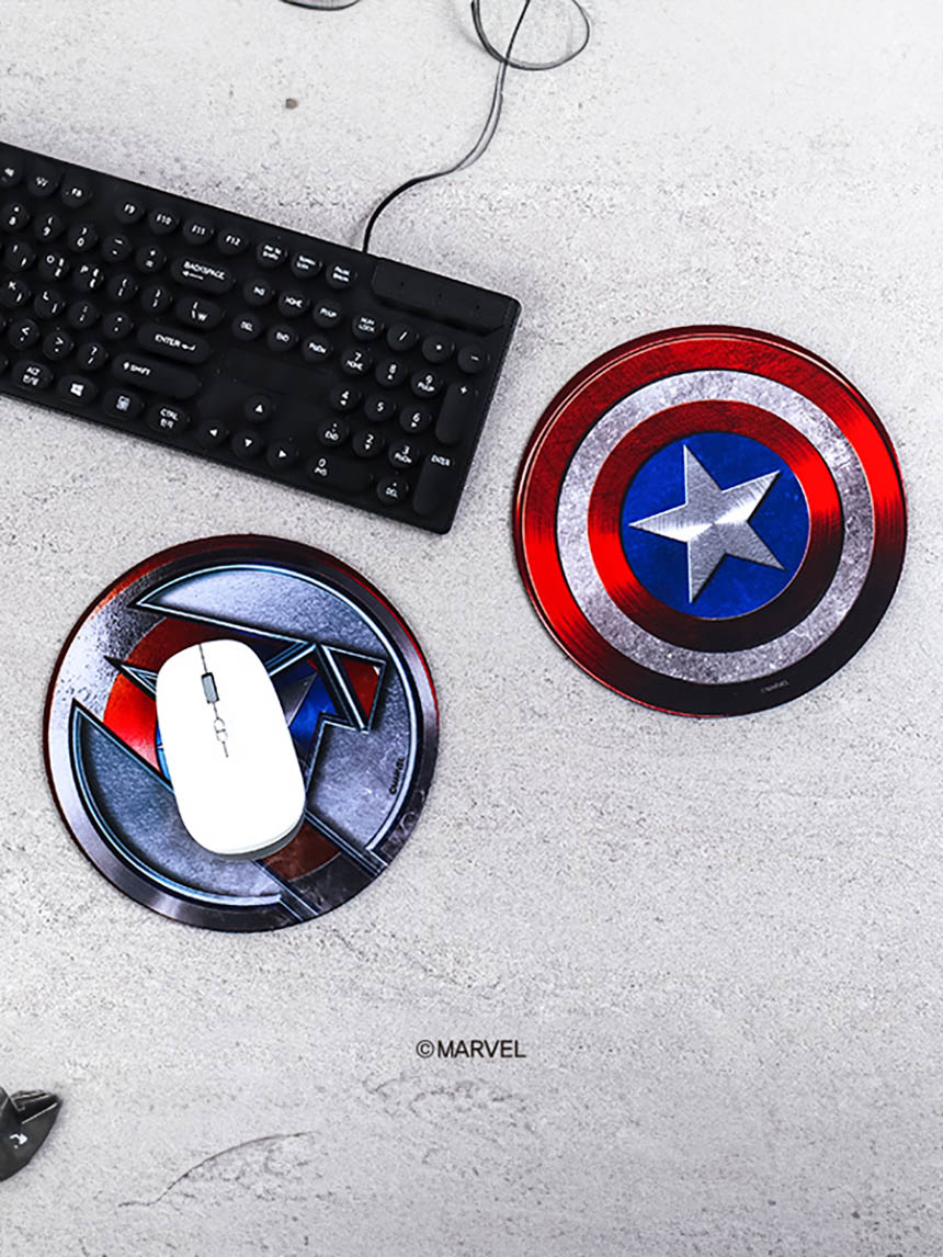 DAISO Marvel_Circular Mouse Pad