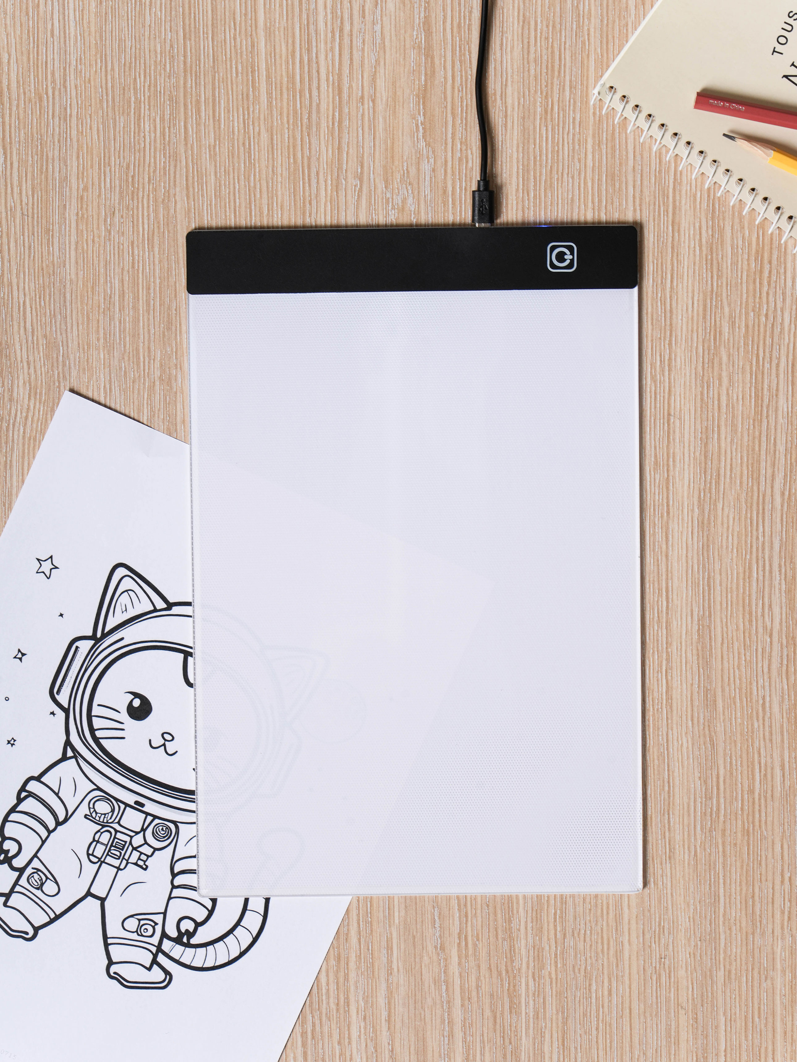 DAISO LED Memo Board (13 Inch)