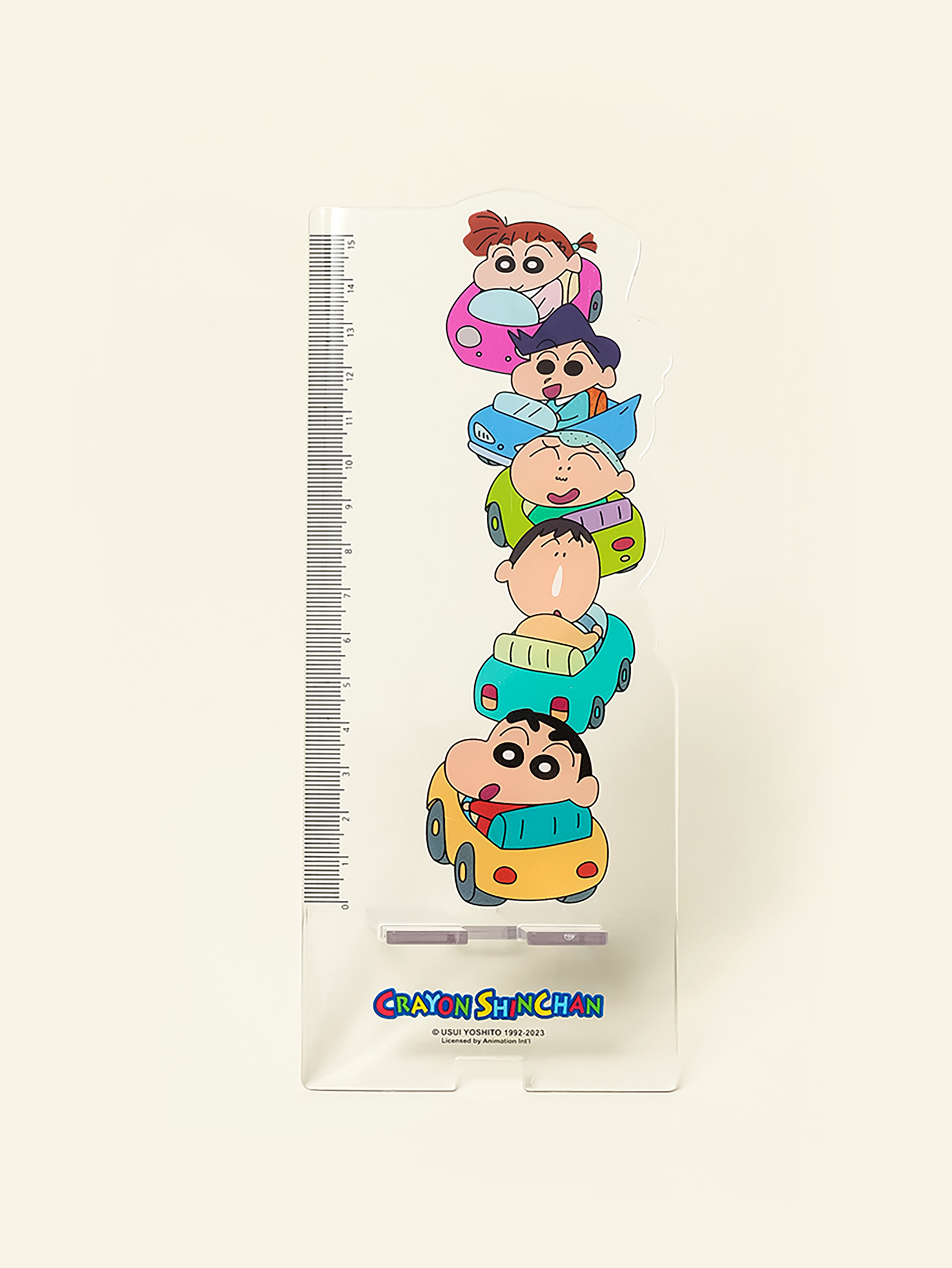 DAISO Crayon Shin-chan_Cellphone stand compatible Space (15cm)