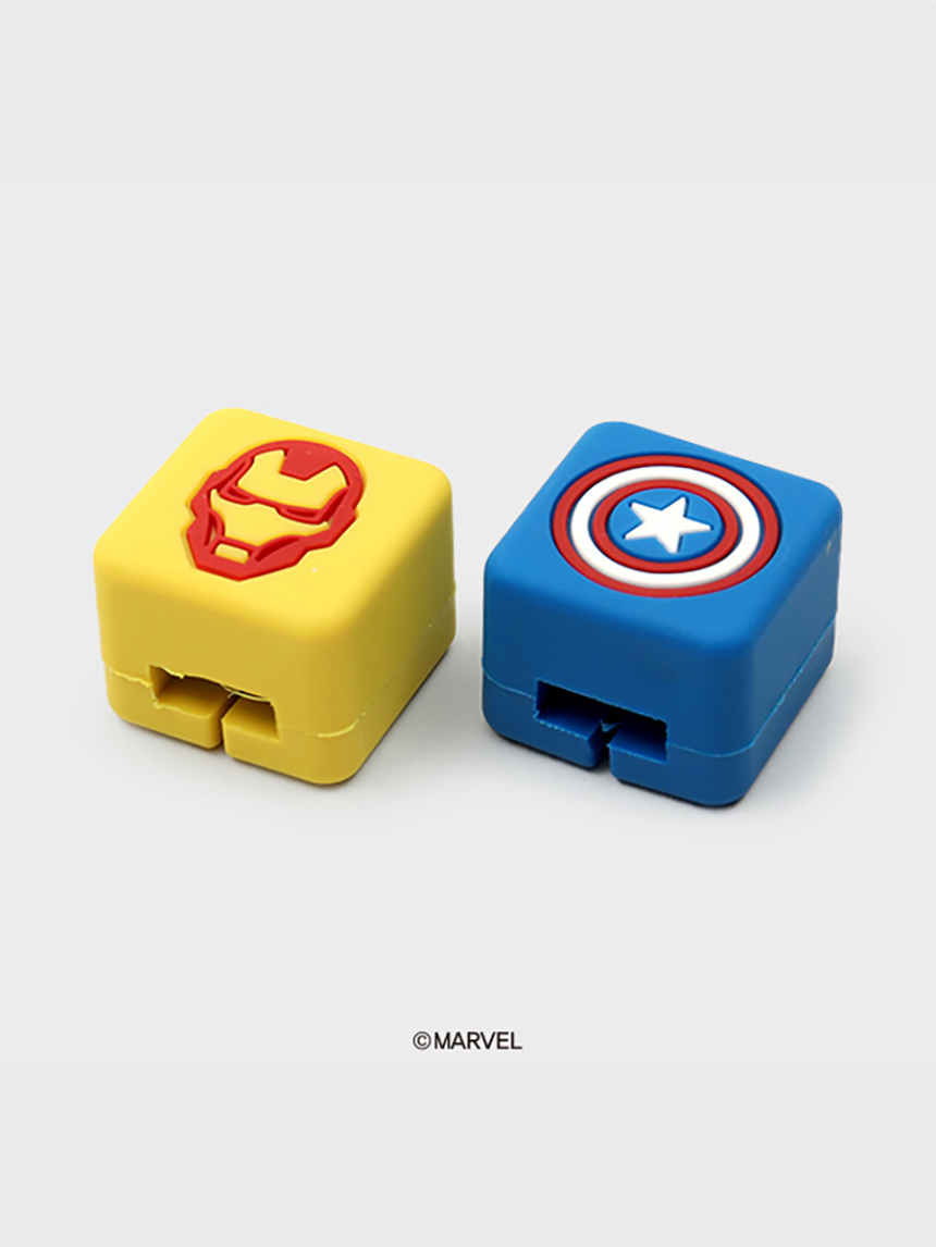 DAISO Marvel Character Cable Bite (2 pieces)