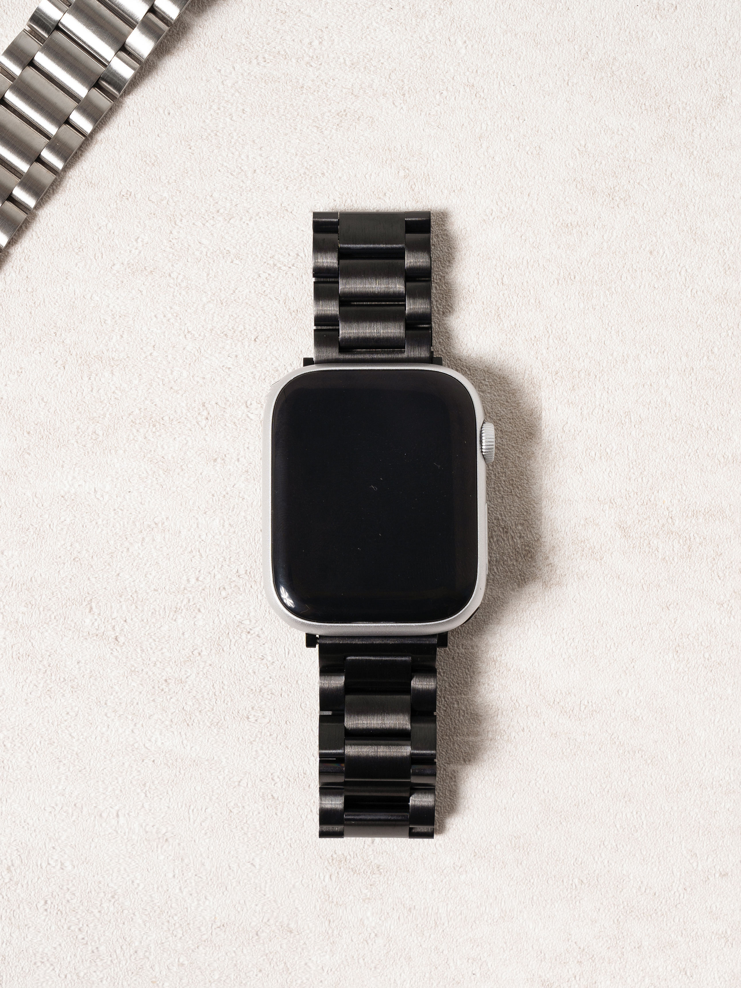 DAISO Steel Strap for Apple Watch (42/44/45/49)Black