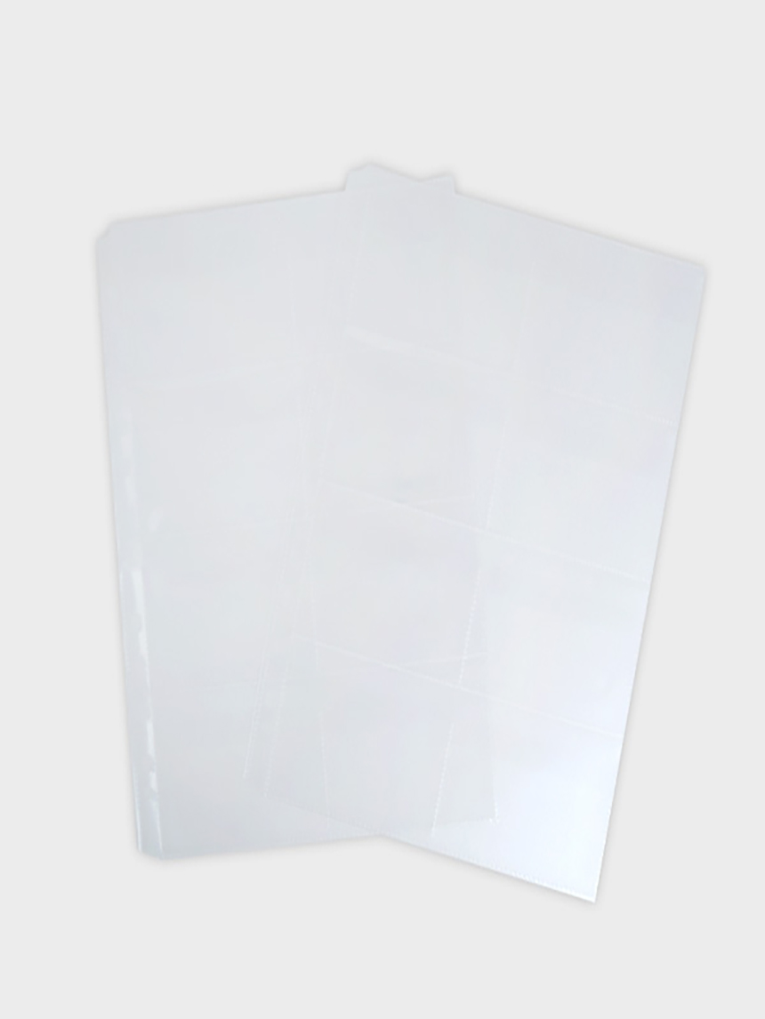 DAISO Photocard storage case 2P (for A4 binder file)