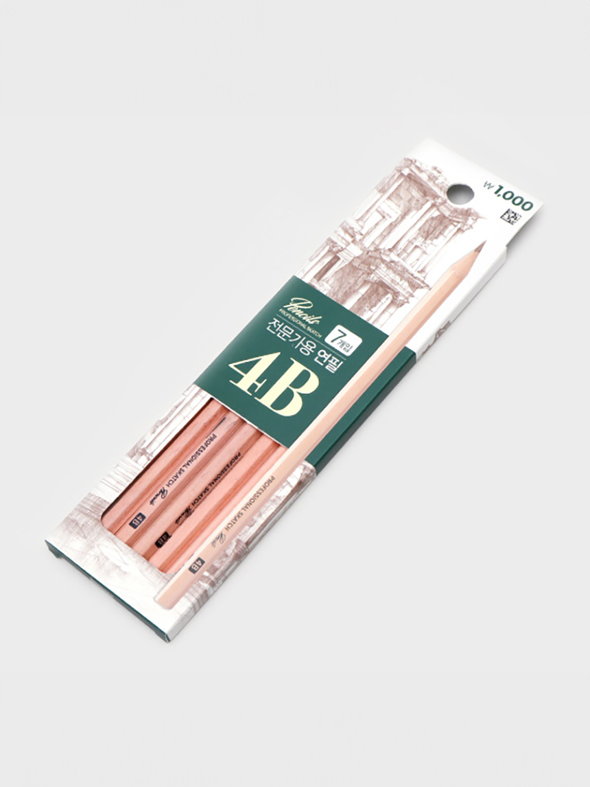 DAISO Professional Sketch Pencil (4B/7-Line)