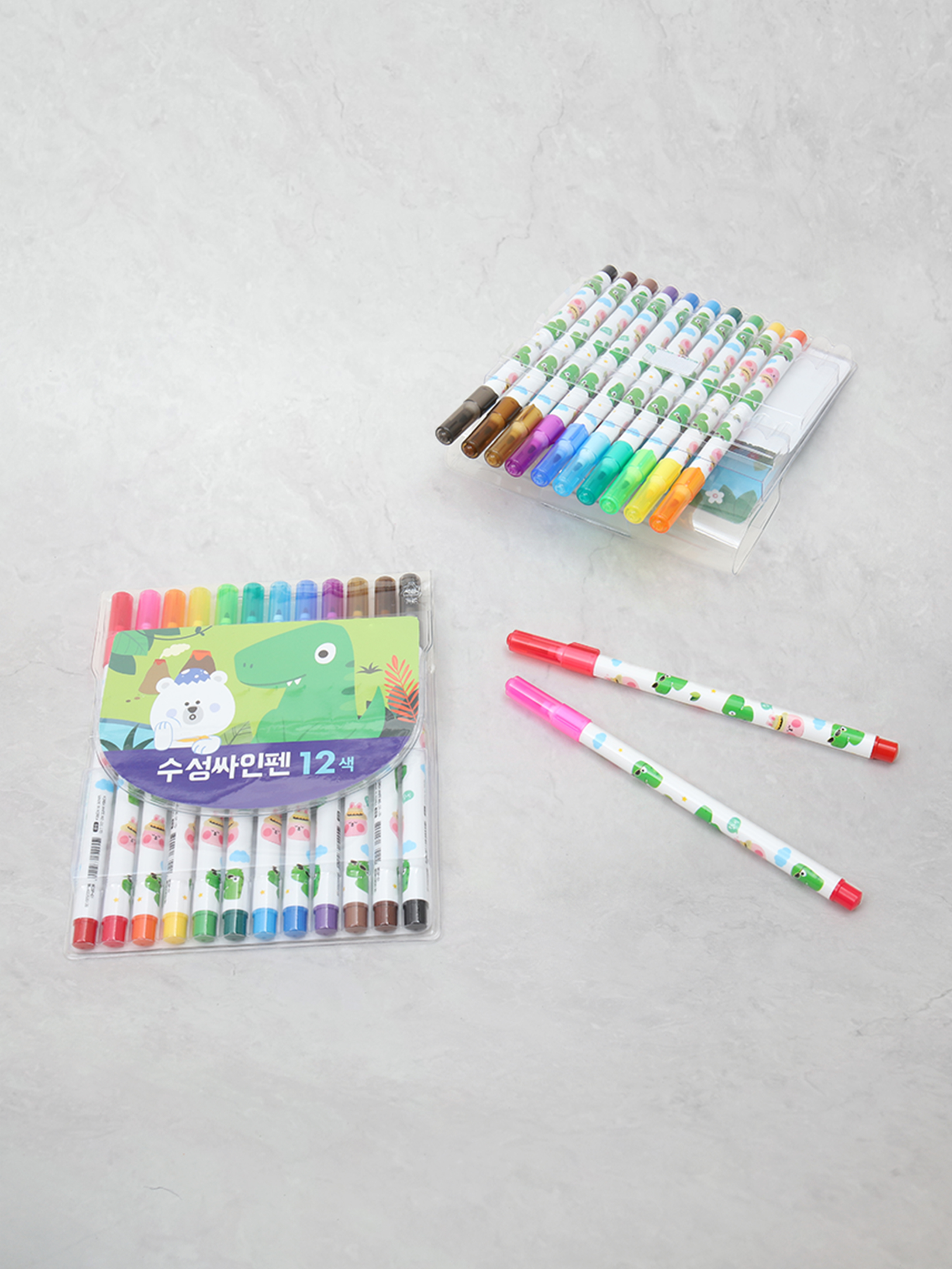 DAISO 12 Color Marker Pen (2SET)