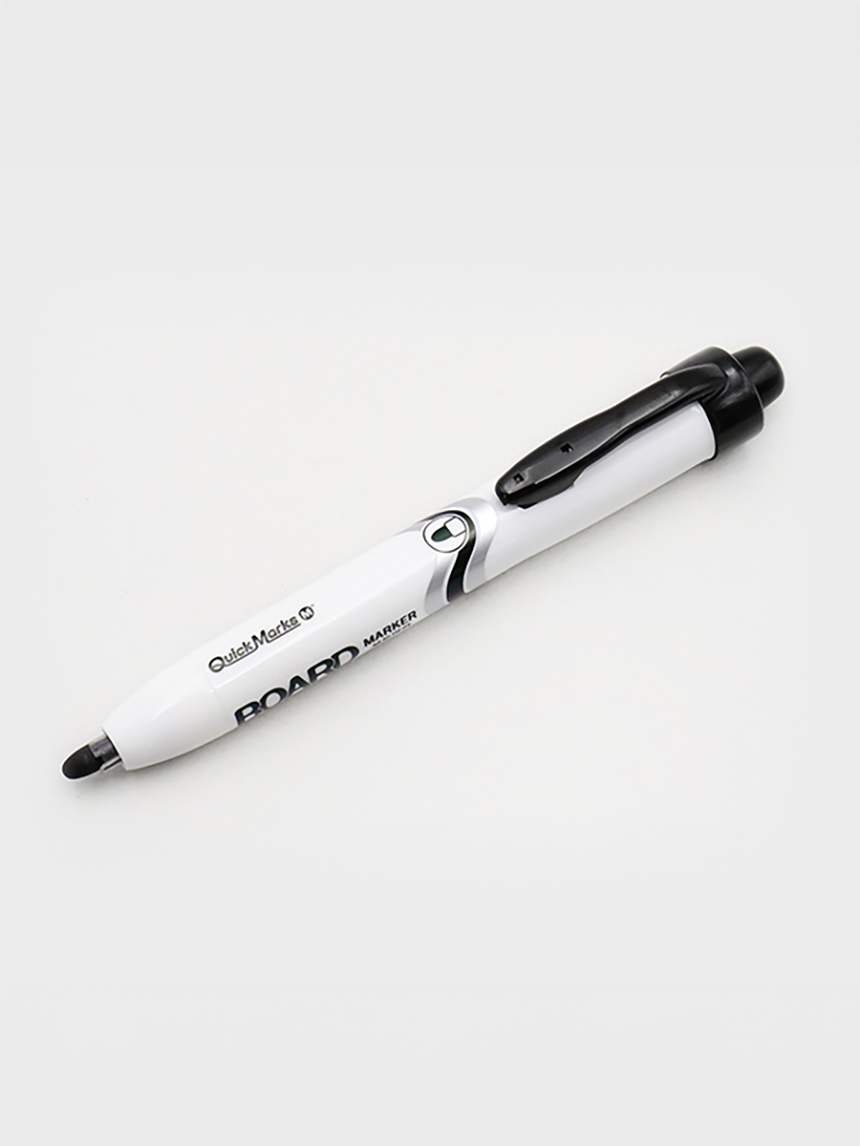 DAISO Knock-type whiteboard marker (Black)