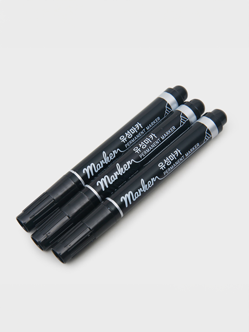 DAISO Meteor Marker 3P (Black)